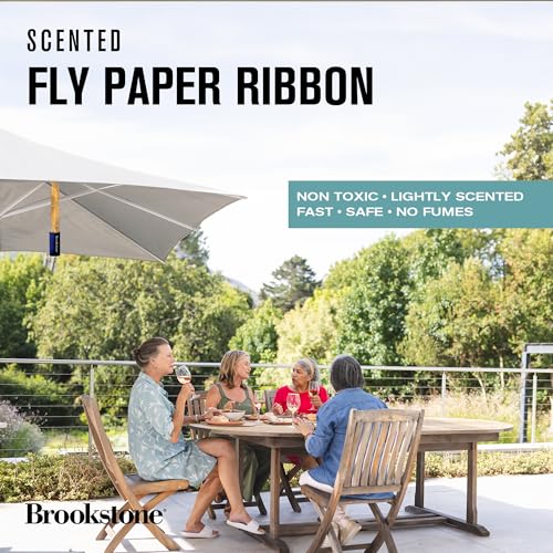 brookstone-fly-ribbon-20-pack-lightly-scented-adhesive-traps-for-indoor-outdoor- image 7