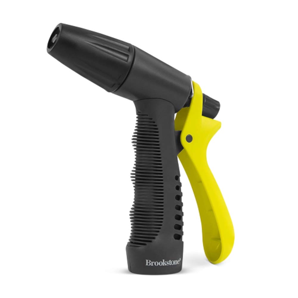 brookstone-2-piece-garden-hose-nozzle-8-mode-adjustable-spray-nozzle-pistol-nozz image 3