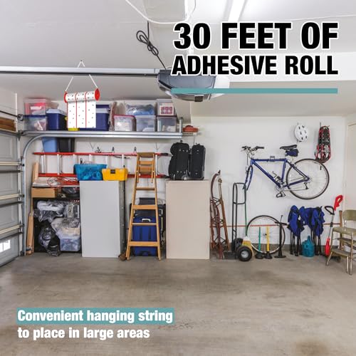 brookstone-super-sticky-fly-trap-on-a-roll-30-feet-of-long-lasting-adhesive-chem image 8