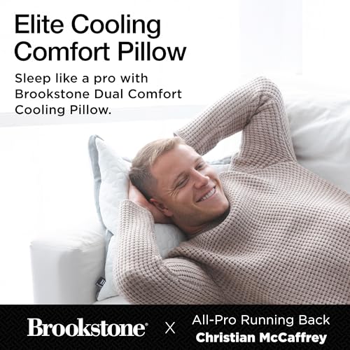 brookstone-elite-dual-comfort-cooling-memory-foam-pillow-adaptive-biosense-foam- image 8