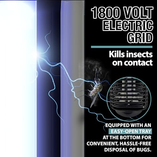 brookstone-indoor-outdoor-bug-zapper-1800v-power-grid image 8