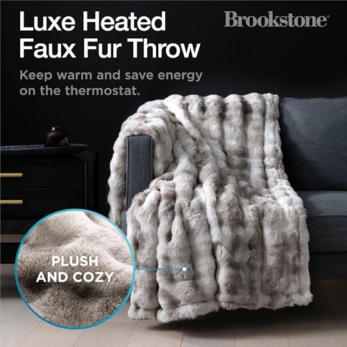 brookstone-heated-faux-fur-throw-blanket-electric-4-heat-settings-4-hour-auto-sh image 8