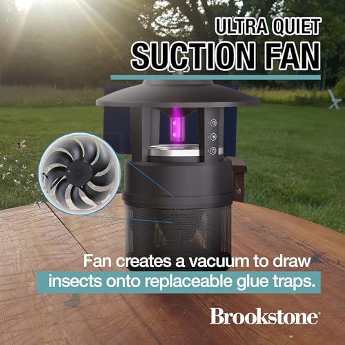 brookstone-plug-in-uv-light-insect-trap-ultra-quiet-fan-with-replaceable-glue-bo image 8