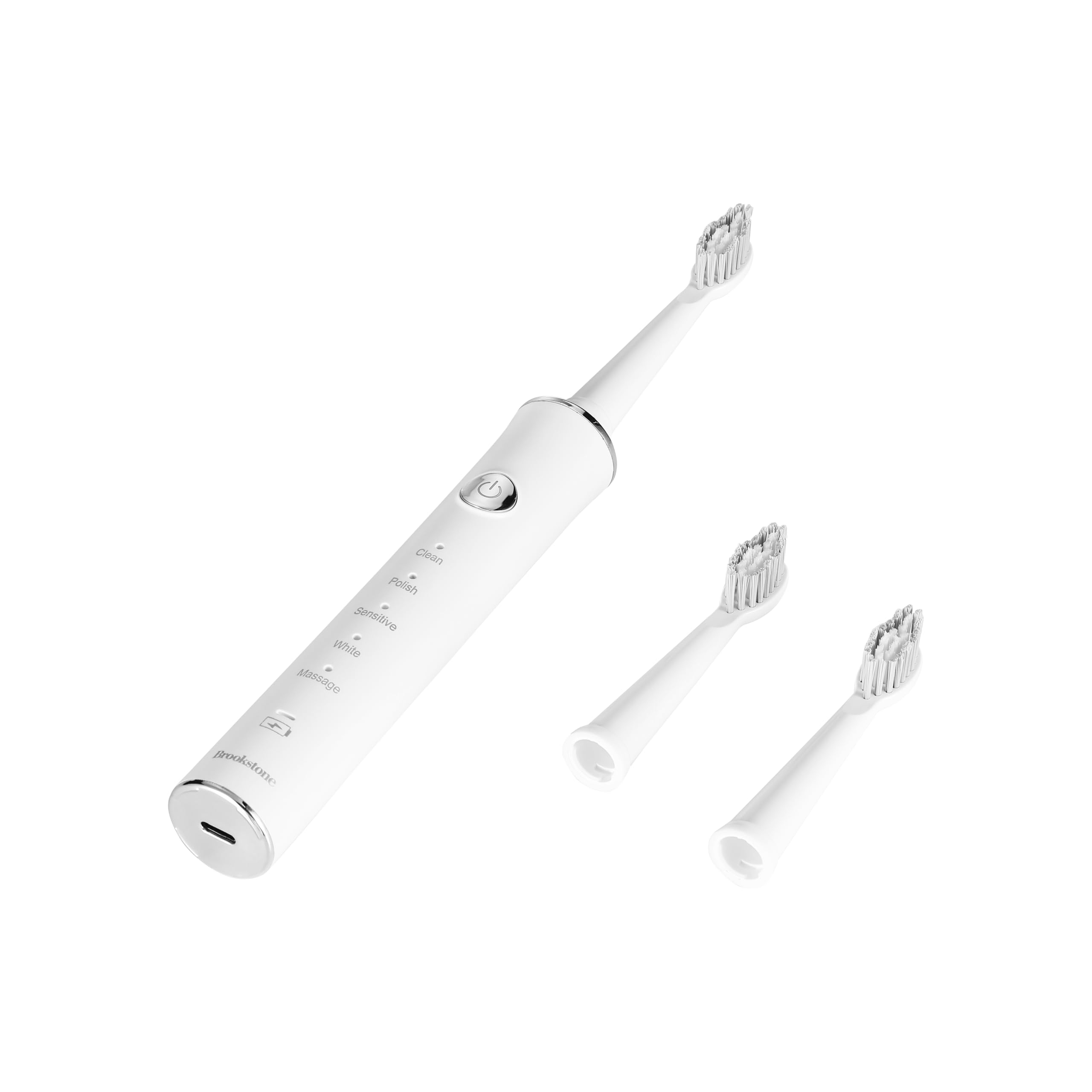 brookstone-sonic-electric-power-toothbrush-rechargeable-with-5-modes-40-000-vibr image 4