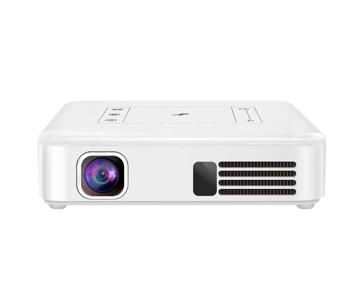 brookstone-wireless-mobile-projector-100-lumens-portable-rechargeable image 1