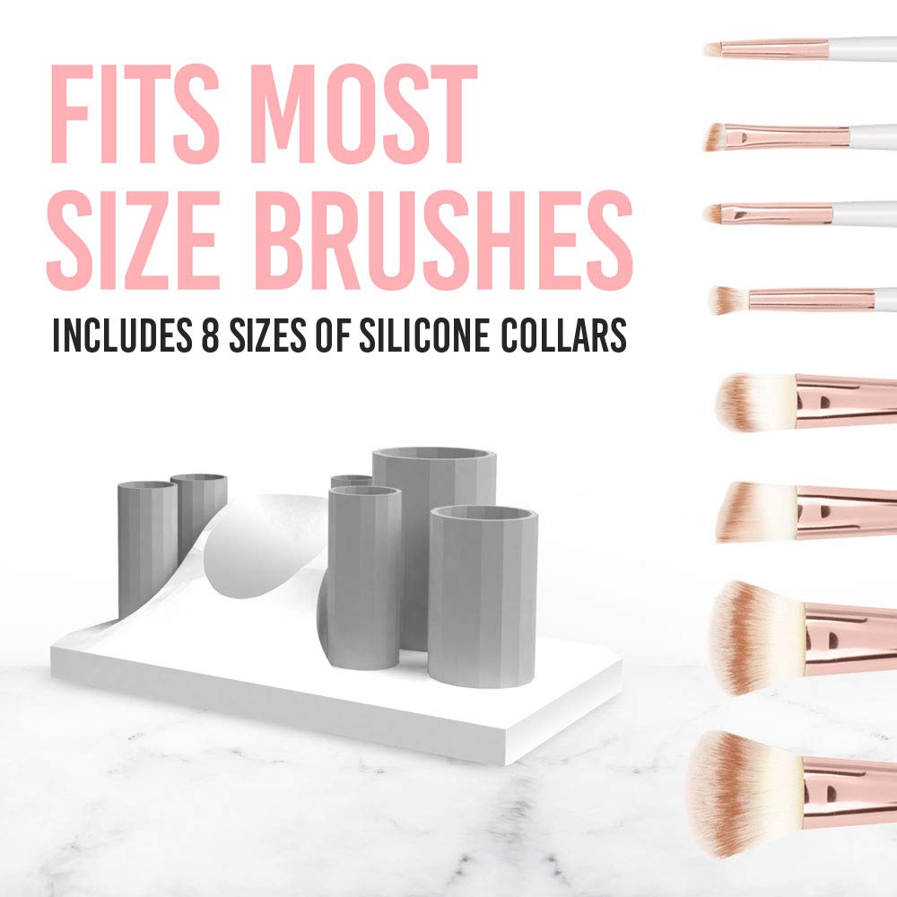 brookstone-30-second-electric-makeup-brush-cleaner-spinner-washer-dryer-with-8-s image 4
