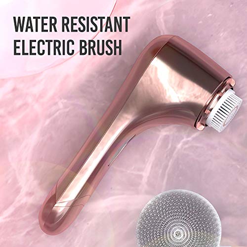 brookstone-electric-face-cleansing-brush-with-2-brush-heads-lightweight-cordless image 8