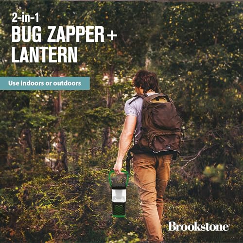 brookstone-2-in-1-bug-zapper-high-powered-lantern-dual-mode-rechargeable-device image 7