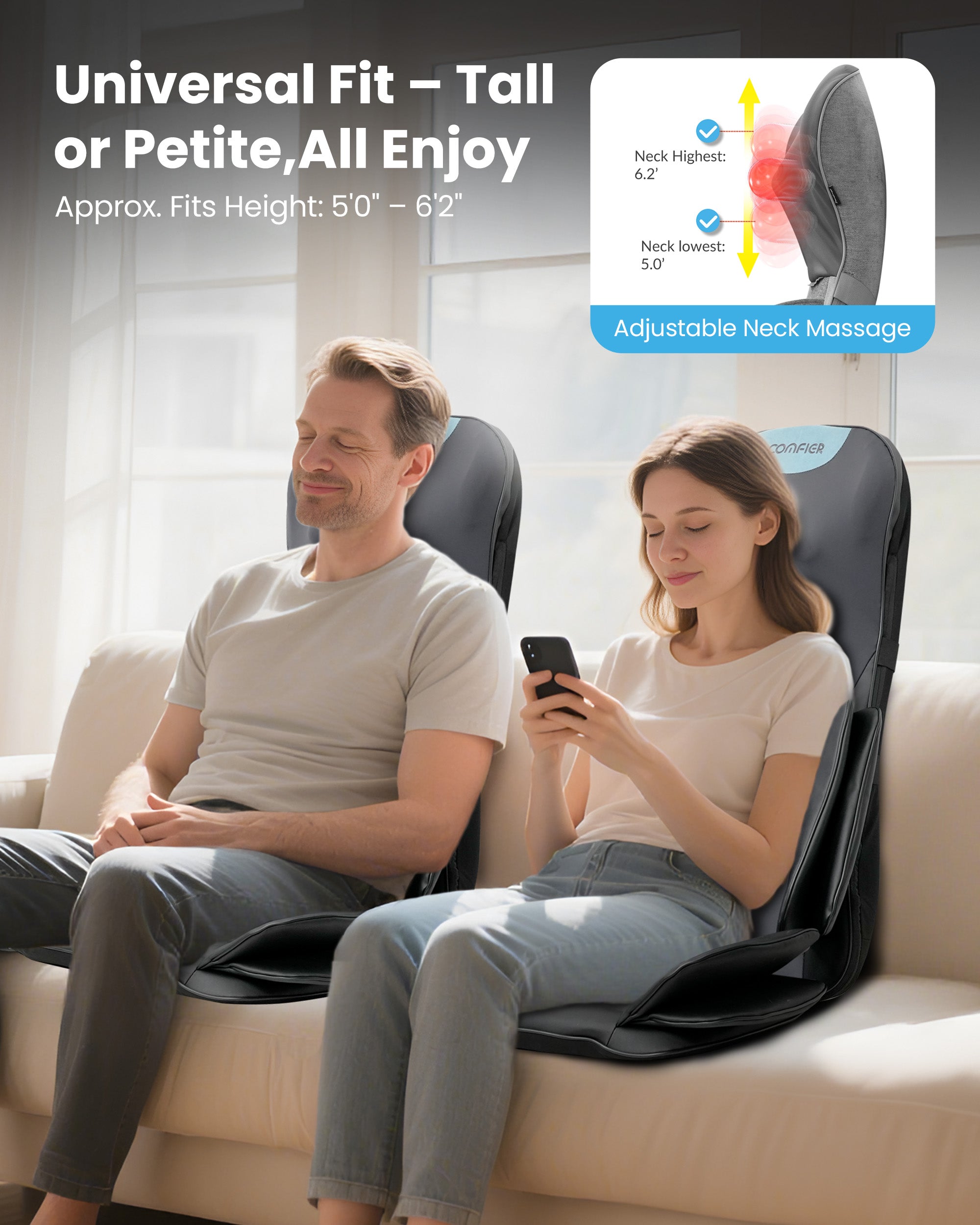 comfier-2209-full-back-coverage-massage-chair-pad-with-adjustable-neck-nodes-and image 7