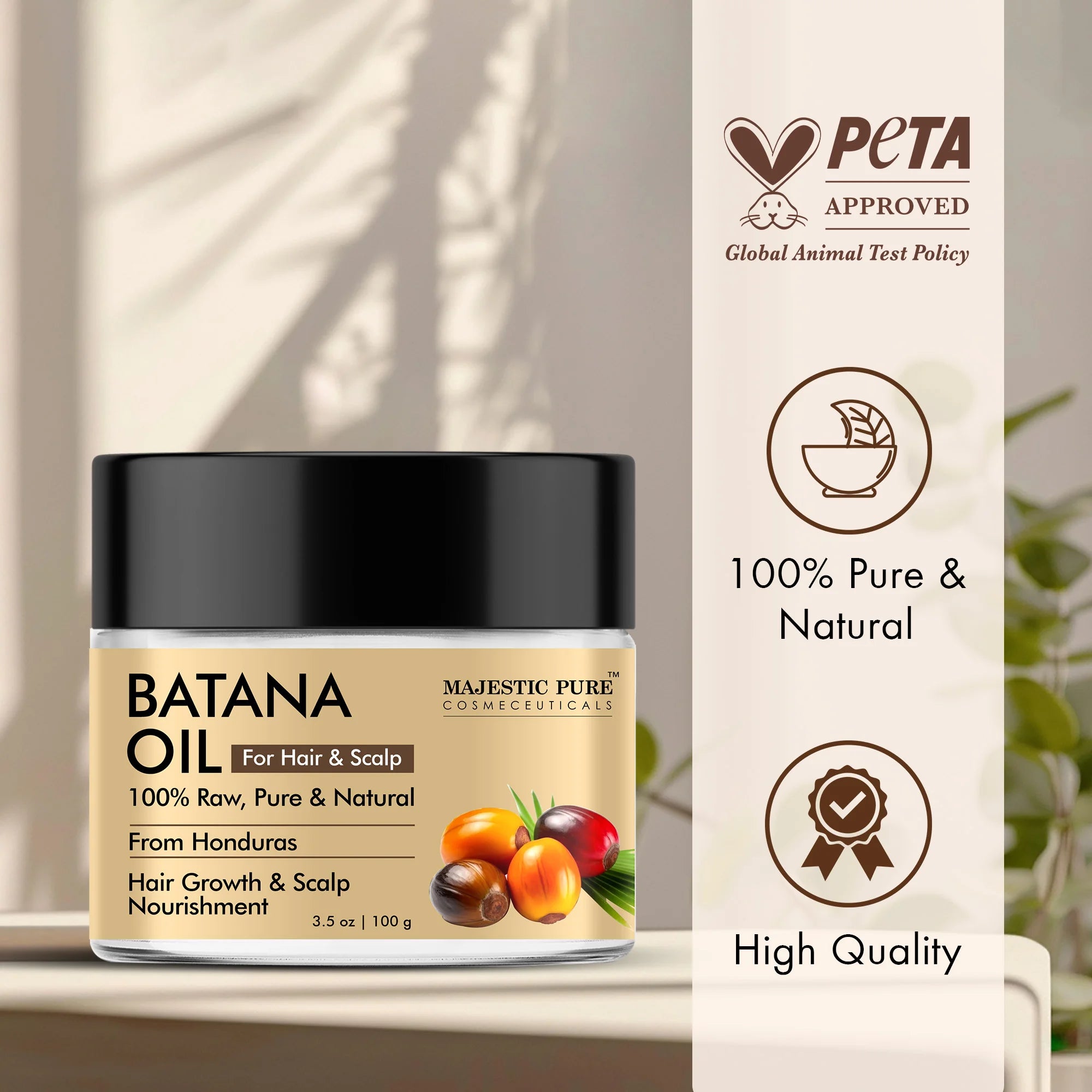 majestic-pure-batana-butter-3-5-oz-deep-moisture-for-hair-skin image 2