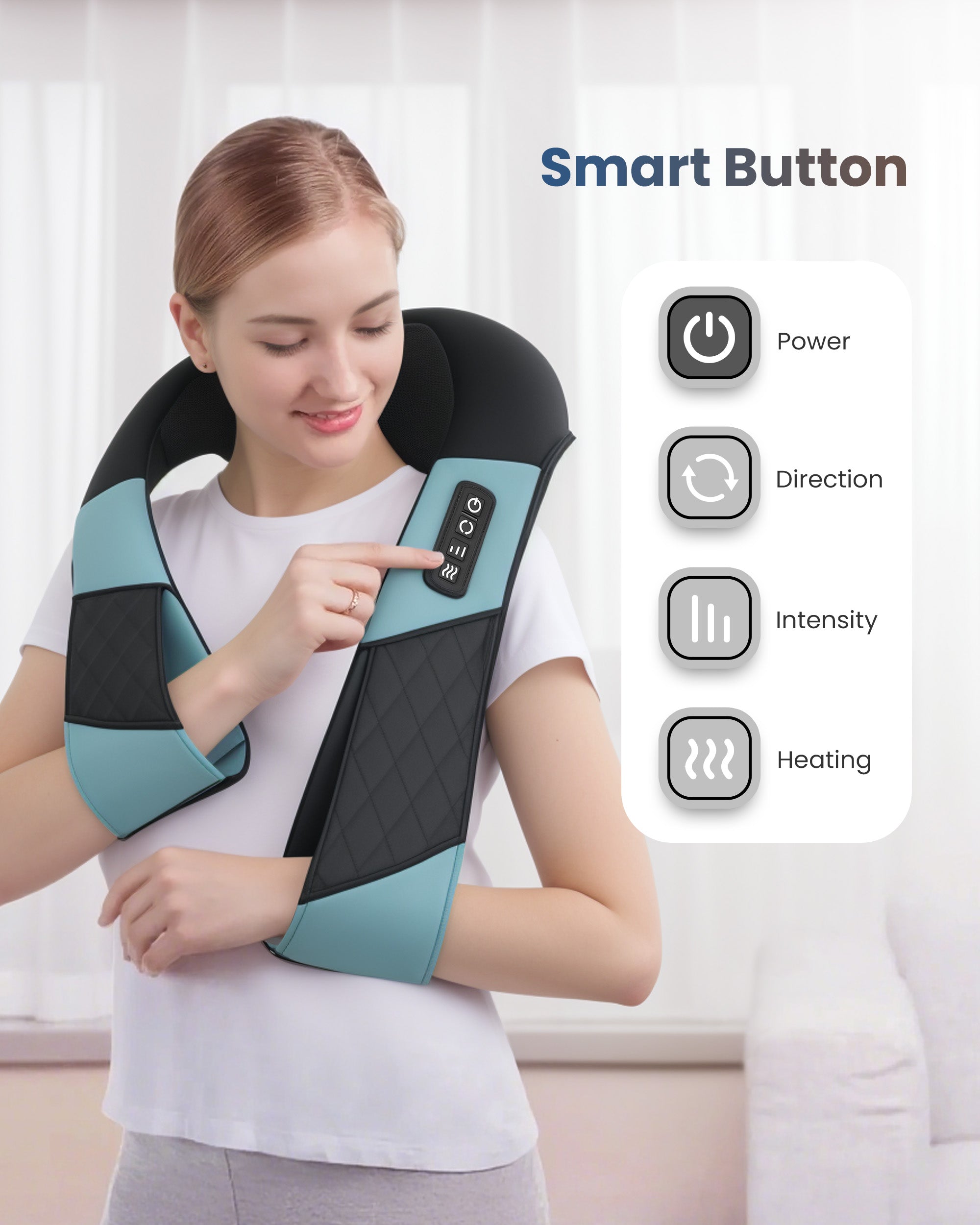 comfier-6505-cordless-neck-massager-with-deep-tissue-kneading-and-heat image 6