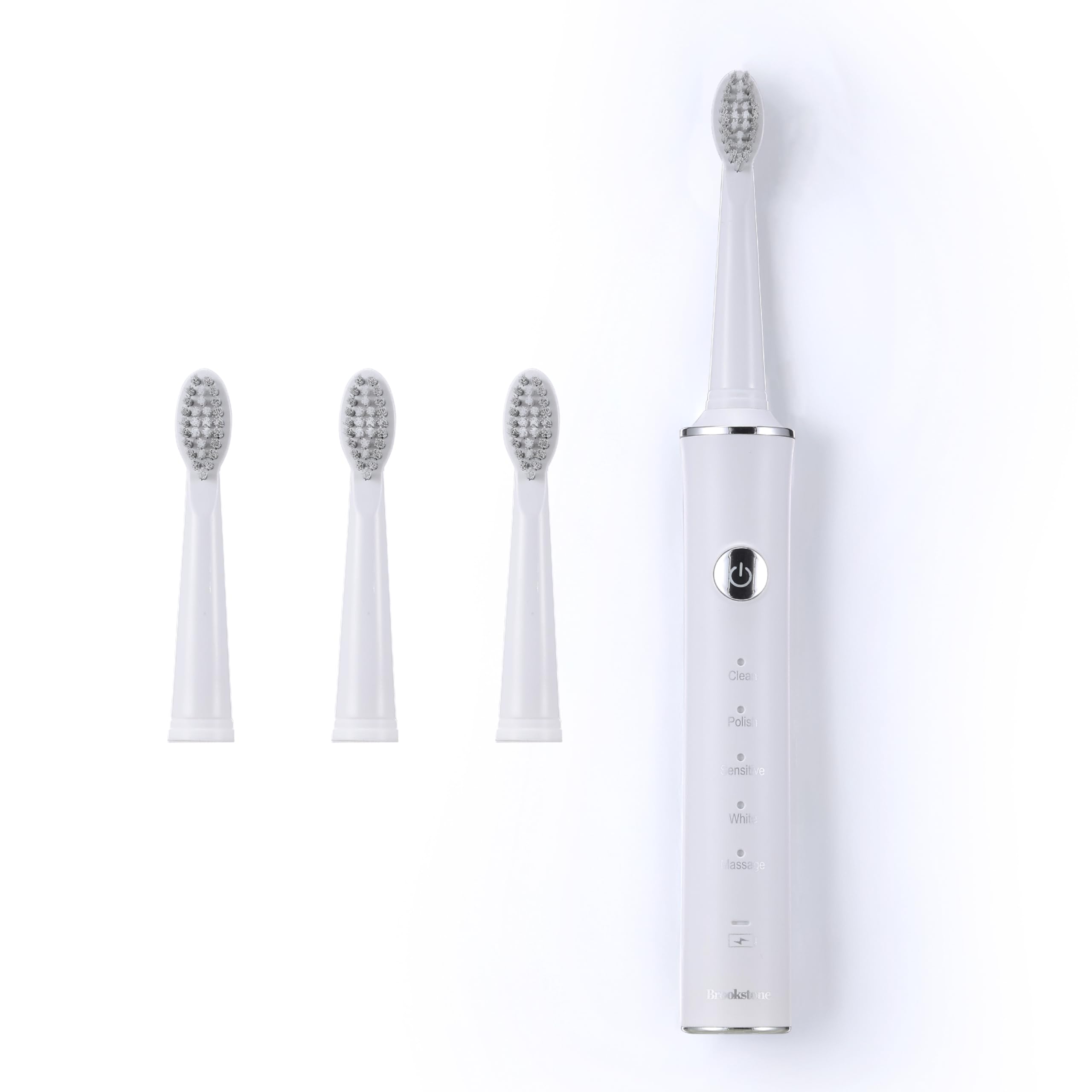 brookstone-sonic-electric-power-toothbrush-5-brushing-modes-with-2-minute-timer- image 1