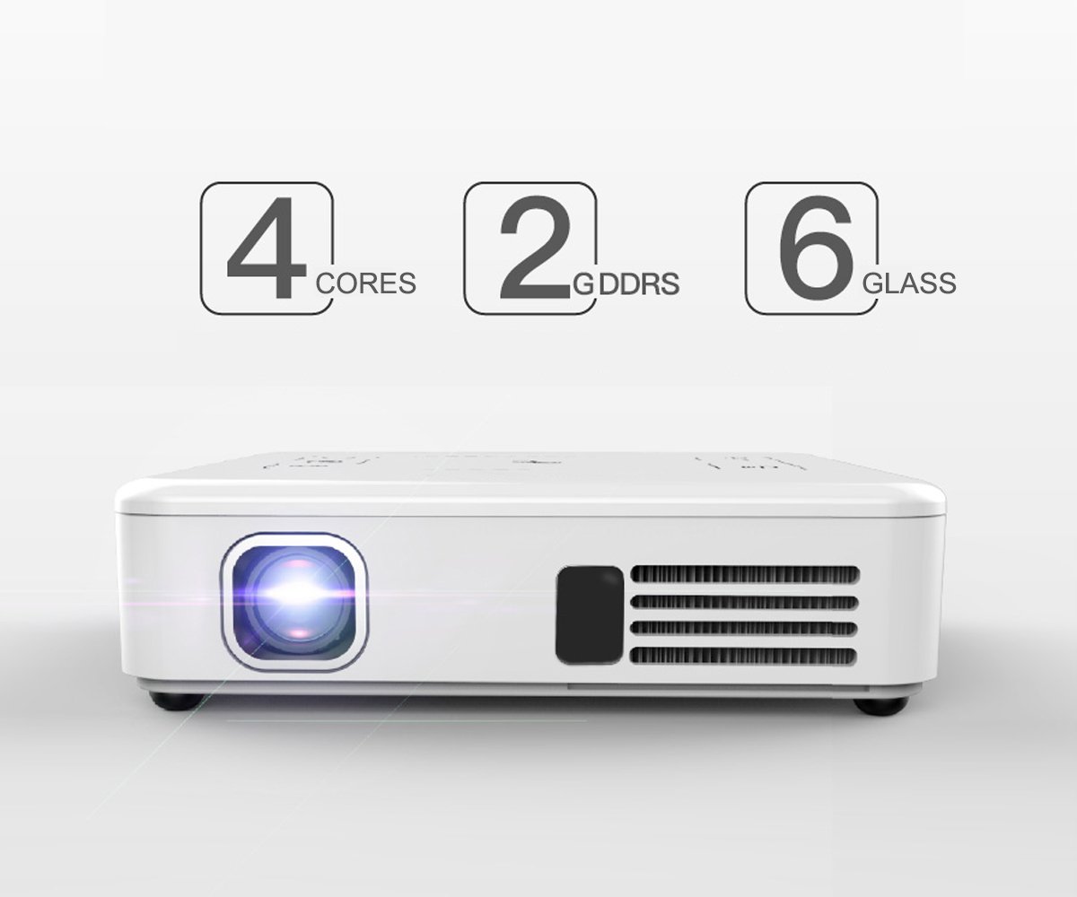 brookstone-wireless-mobile-projector-100-lumens-portable-rechargeable image 4