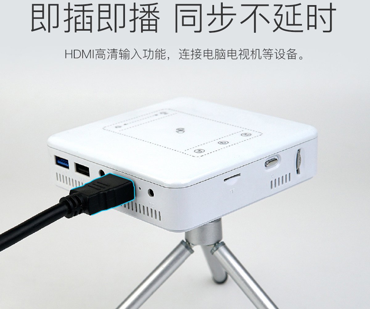 brookstone-wireless-mobile-projector-100-lumens-portable-rechargeable image 7
