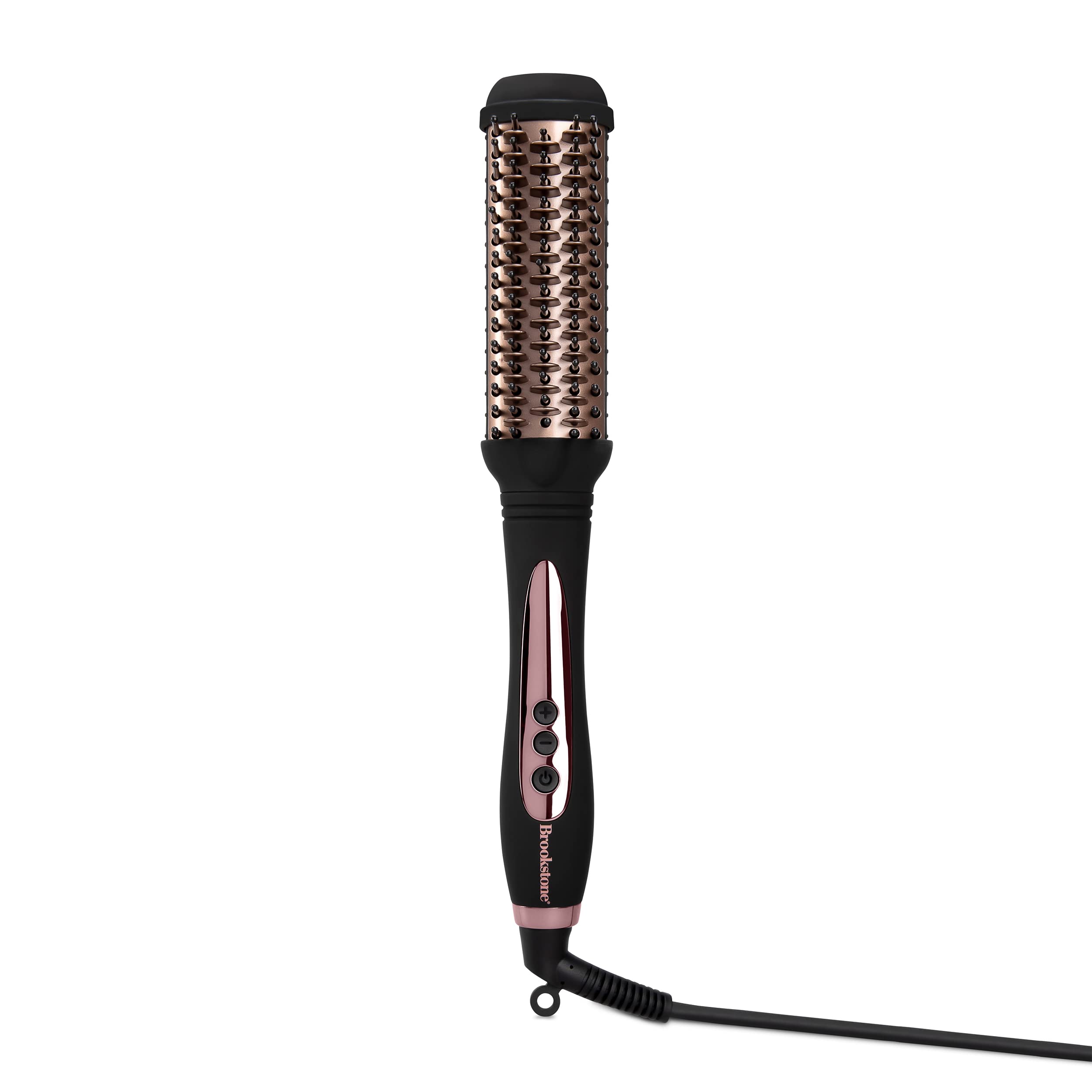 brookstone-powershine-pro-hot-brush-professional-grade-hair-dryer-brush-with-ant image 1