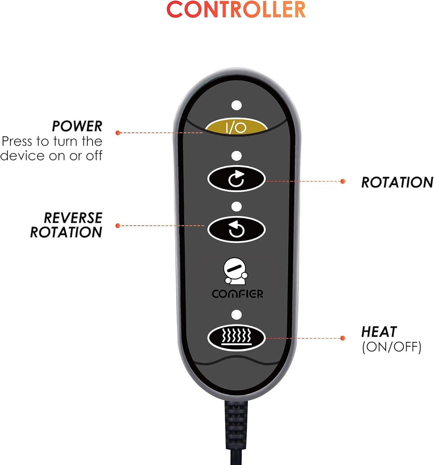 comfier-2-in-1-shiatsu-foot-and-back-massager-with-heat image 5