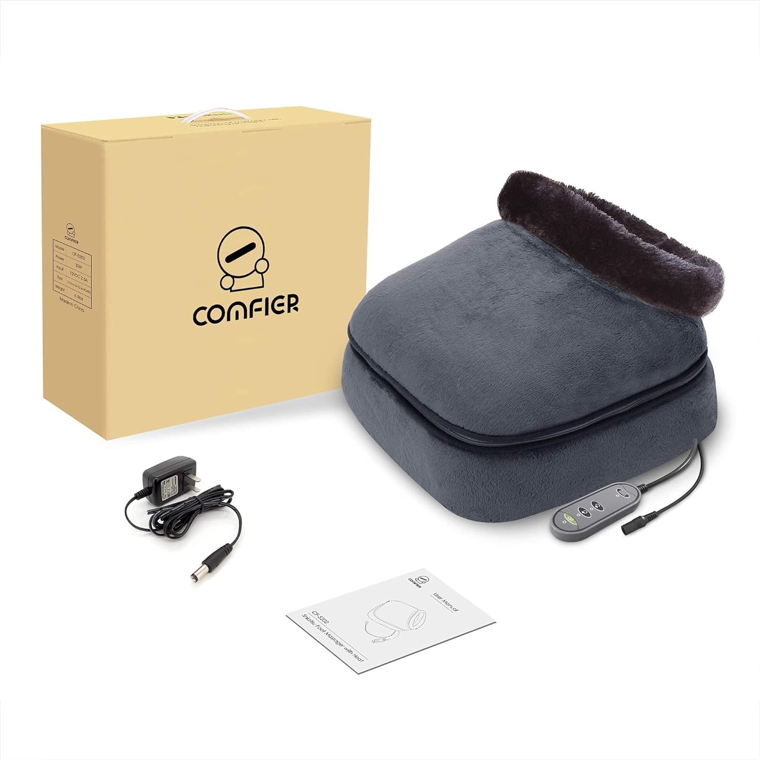 comfier-2-in-1-shiatsu-foot-and-back-massager-with-heat image 7