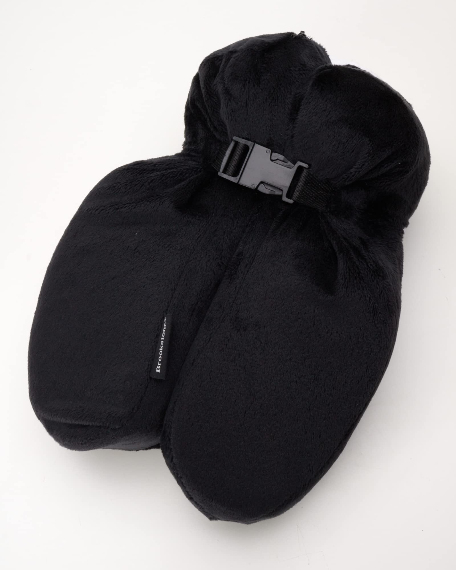 brookstone-2-in-1-memory-foam-travel-pillow-u-shaped-neck-support-for-plane-trai image 6