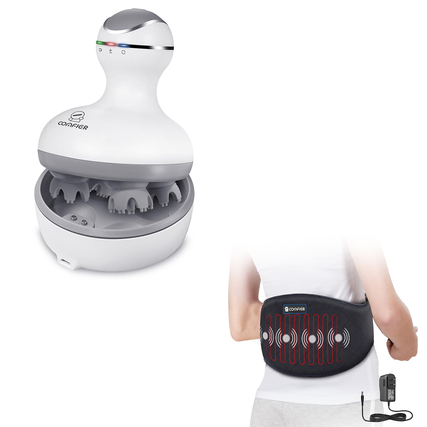 comfier-heating-pad-hair-scalp-massager-with-kneading-2-in-1-relaxation-and-pain image 1