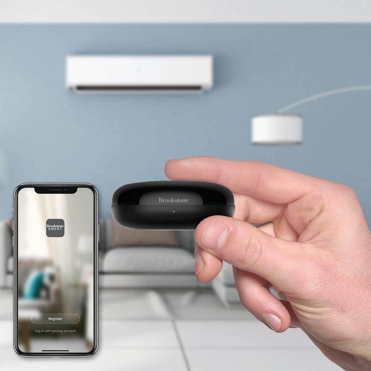 brookstone-smart-ir-controller-universal-remote-for-alexa-google-assistant-wifi- image 2
