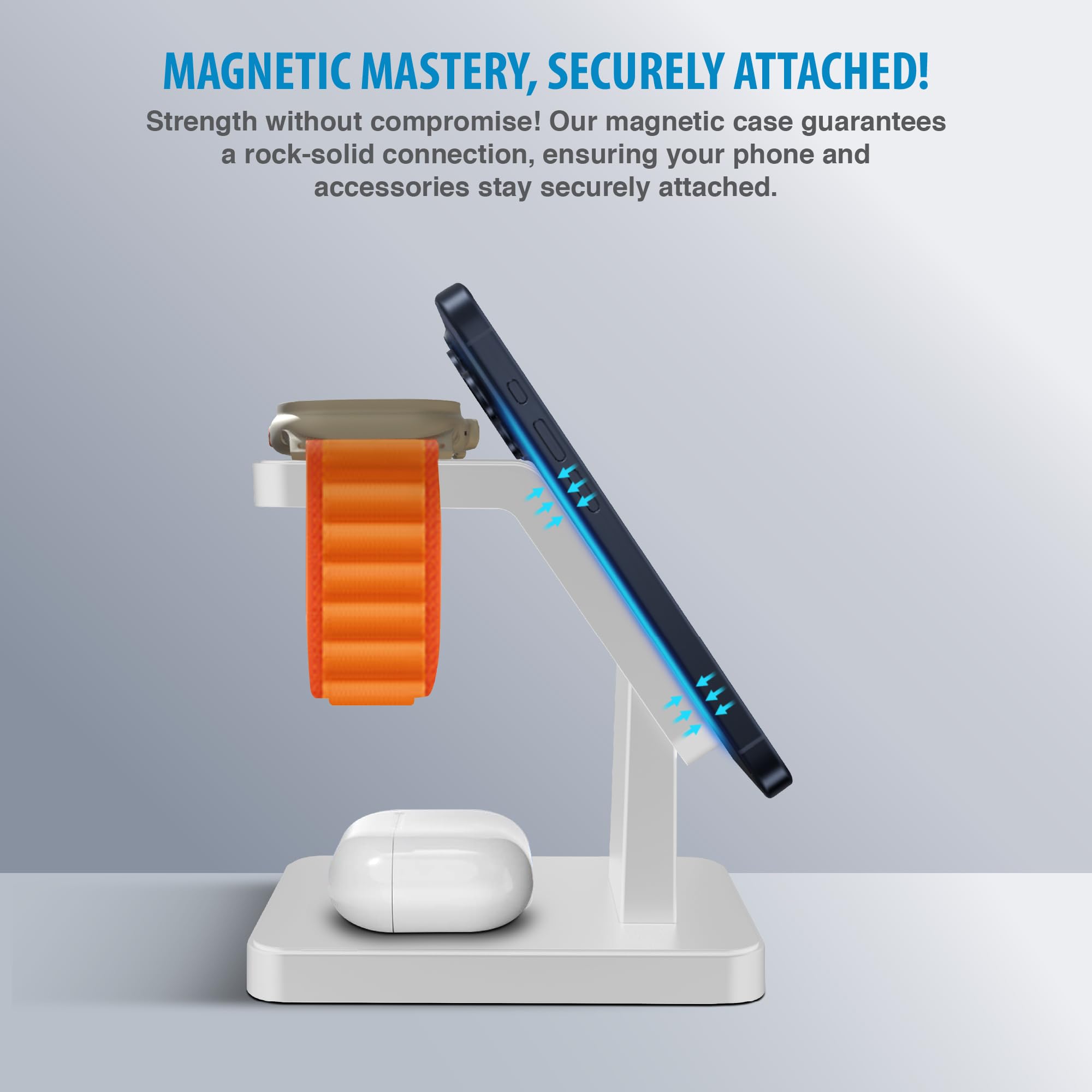 brookstone-3-in-1-wireless-charging-station-for-magsafe-with-18w-wall-charger-us image 4
