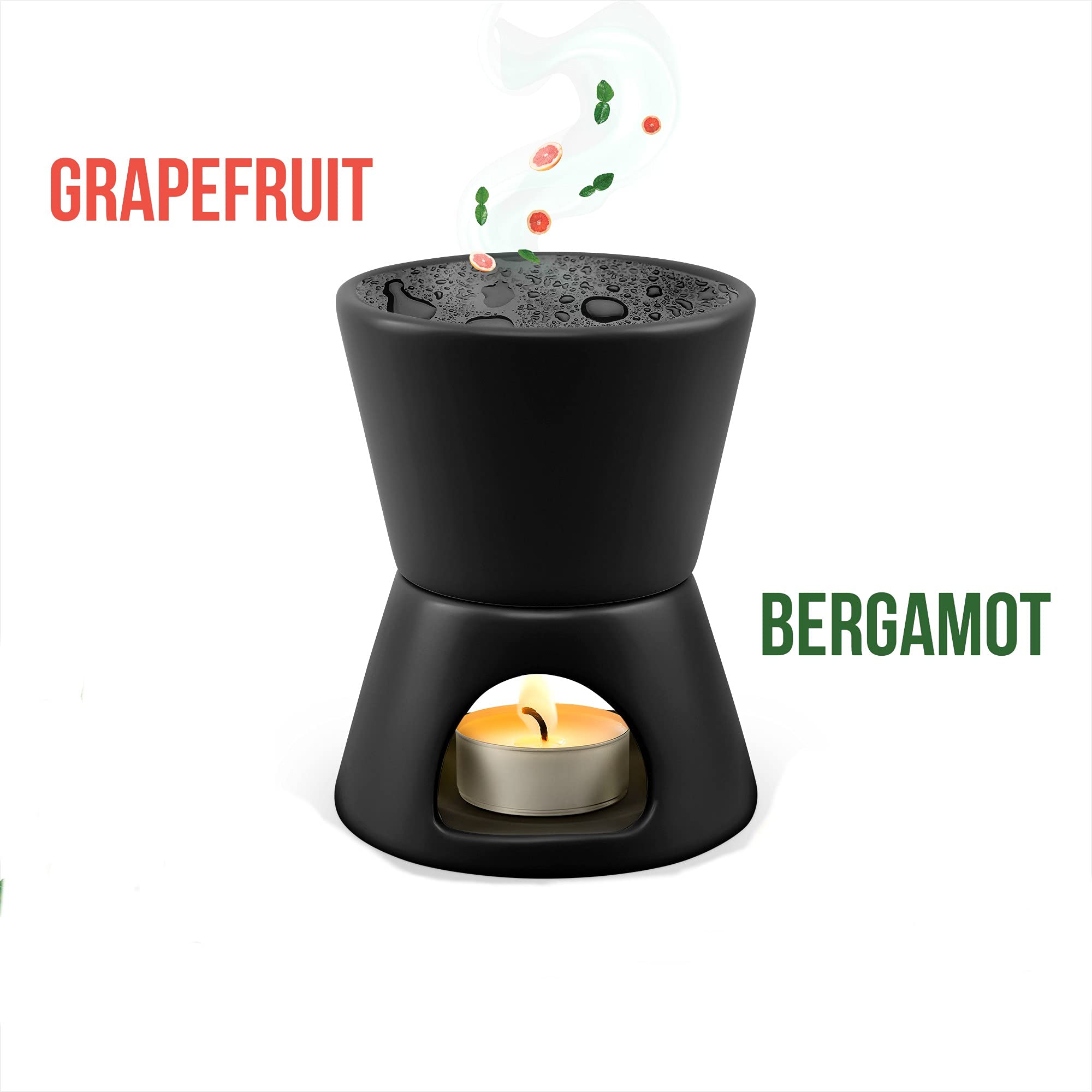 brookstone-2-in-1-tea-light-ceramic-diffuser-and-wax-warmer-grapefruit-bergamot- image 3