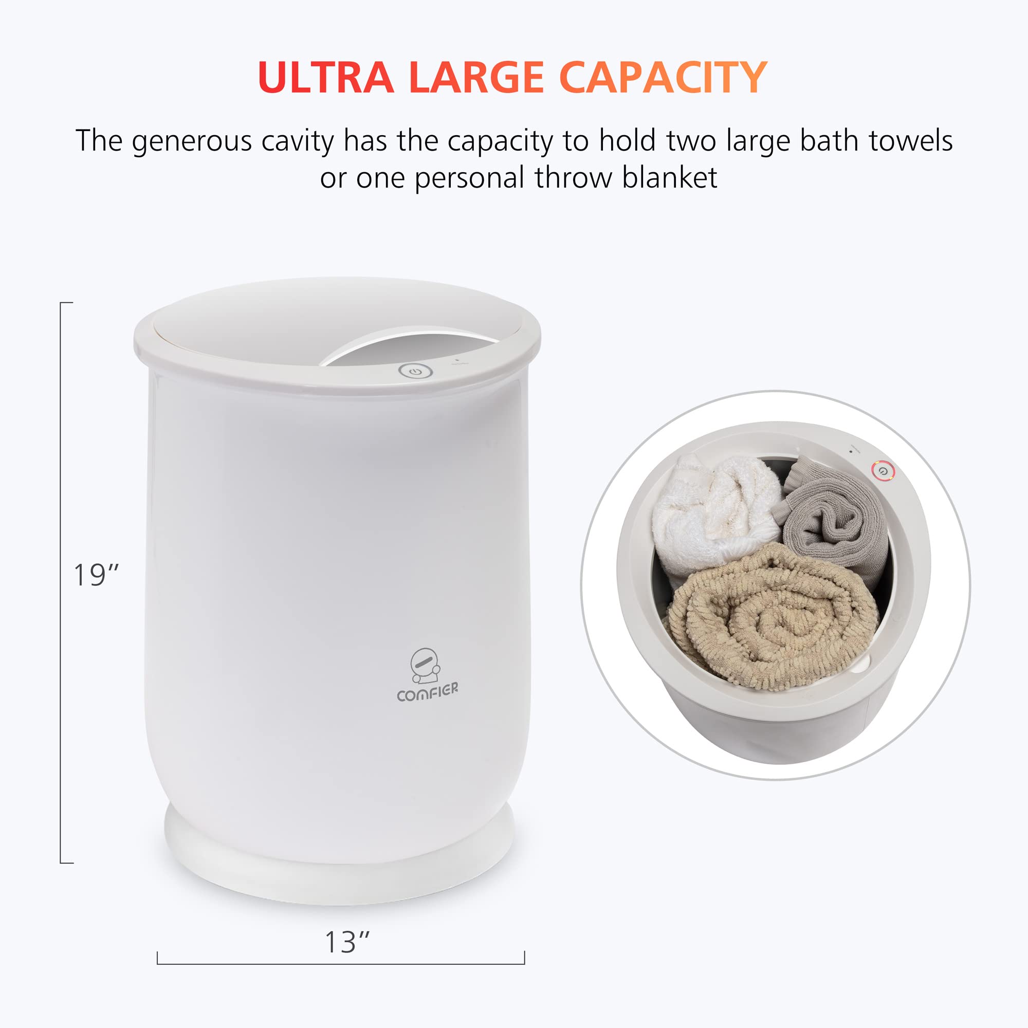 comfier-hot-towel-warmer-bucket-large-20l-capacity-heats-towels-in-10-minutes-au image 4