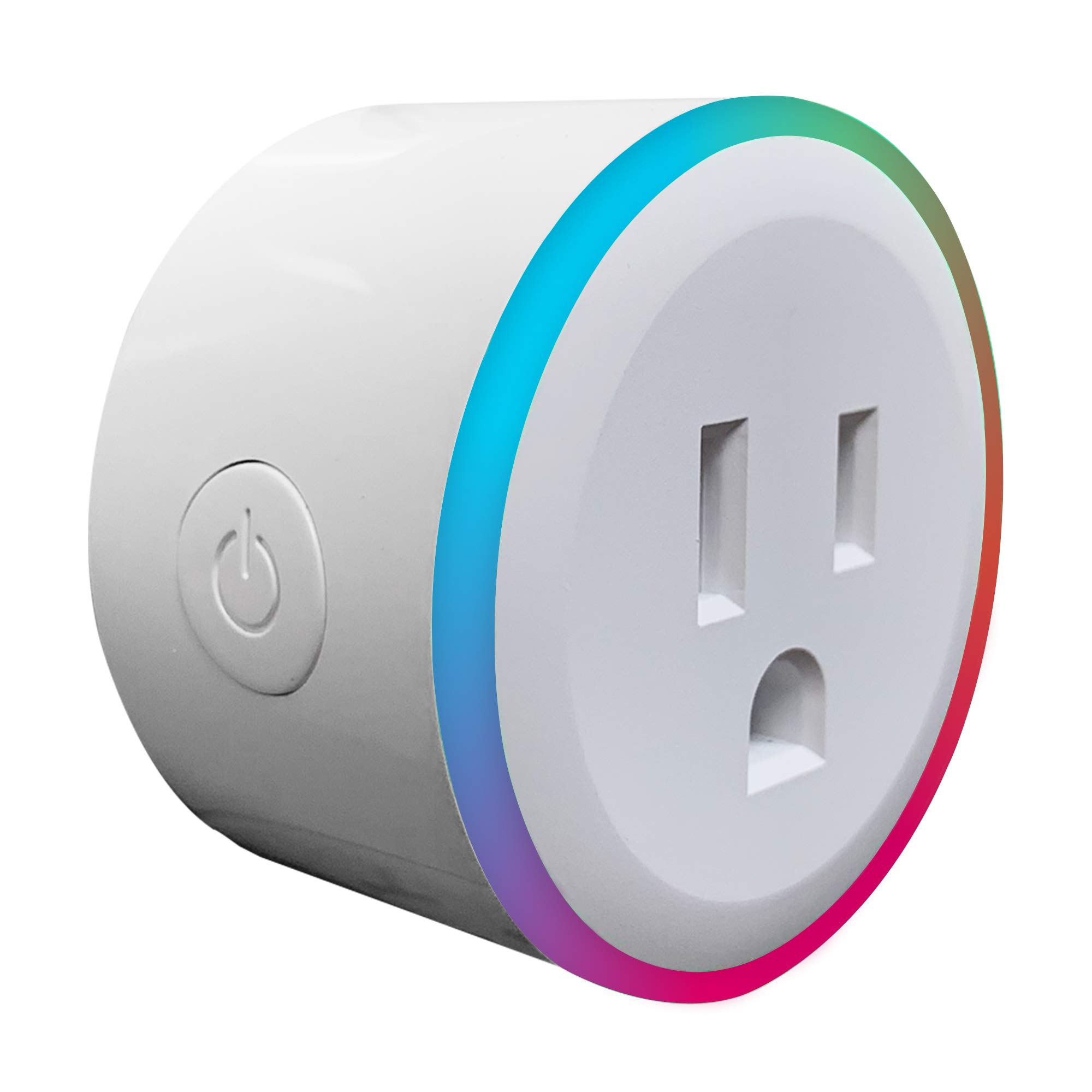brookstone-smart-color-changing-plug-wi-fi-controlled-with-app-and-alexa-compati image 1