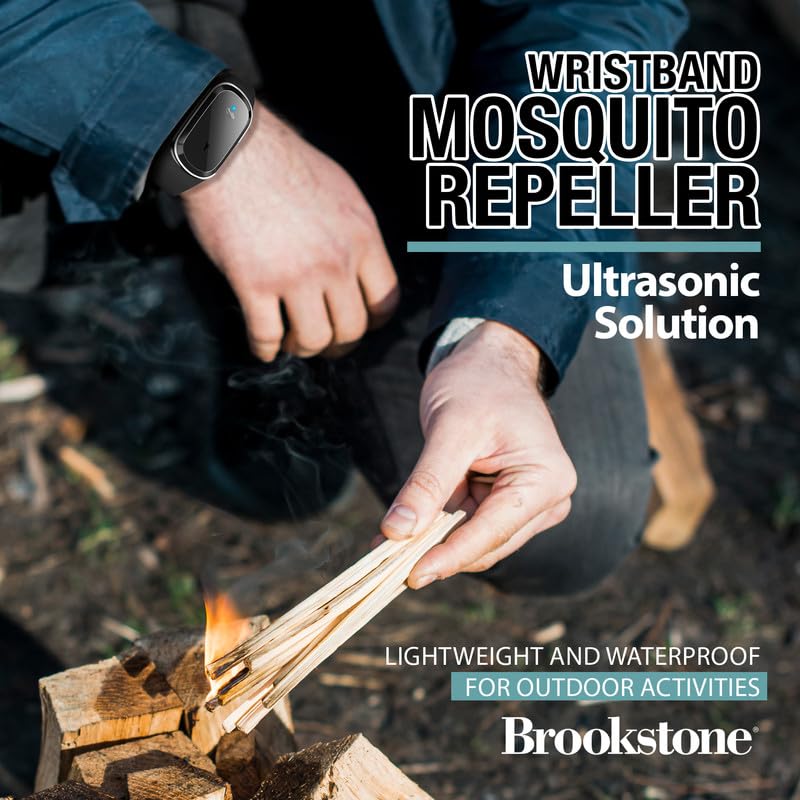 brookstone-ultrasonic-mosquito-repelling-wristband-rechargeable-waterproof-chemi image 2