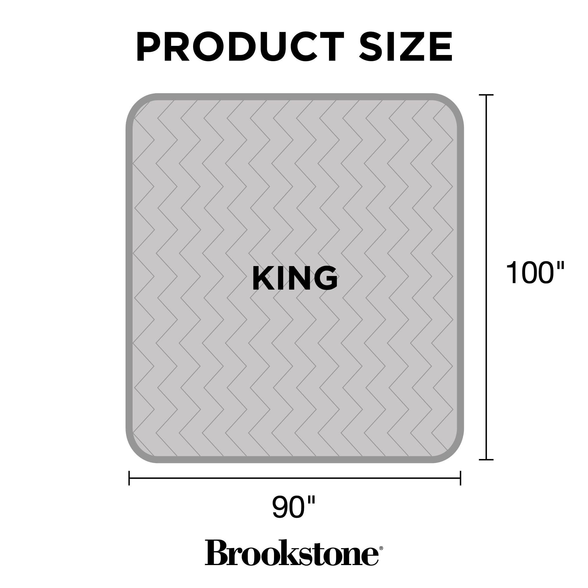 brookstone-electric-heated-comfort-plush-herringbone-blanket-with-10-heat-settin image 7