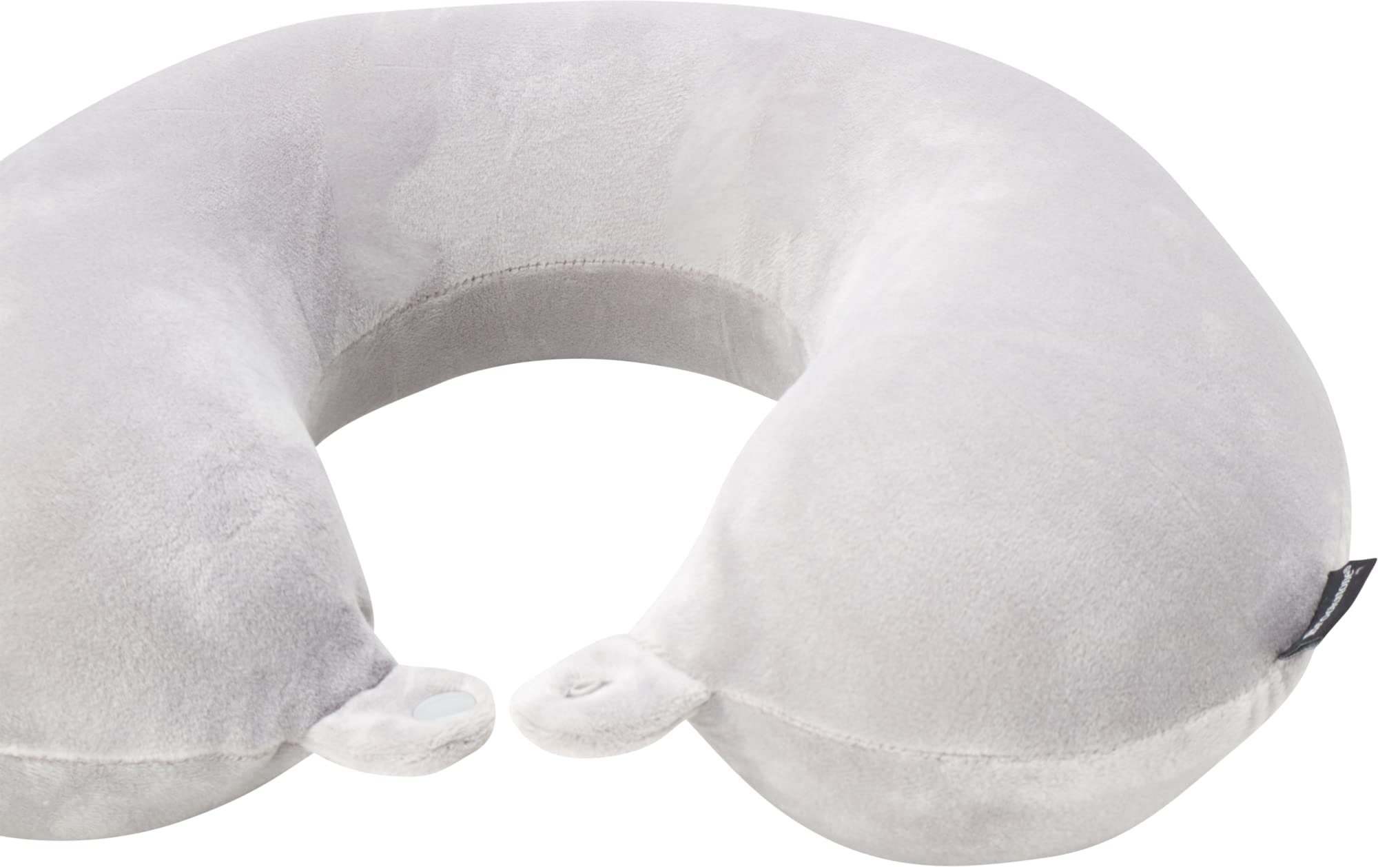 brookstone-travel-neck-pillow-lightweight-fleece-casing-extra-comfort-memory-foa image 4