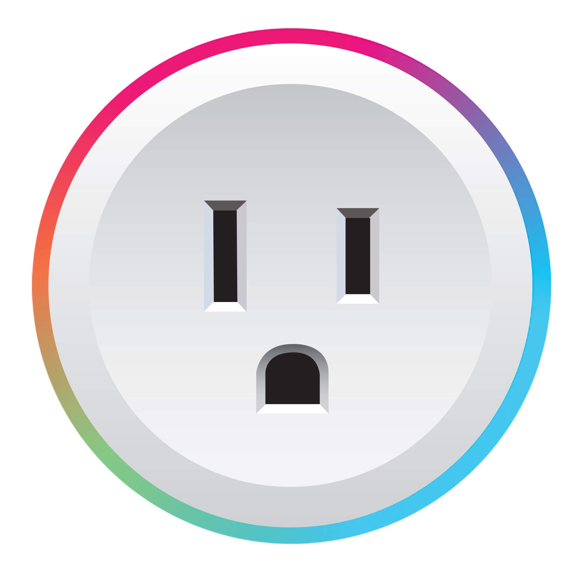 brookstone-smart-color-changing-plug-wi-fi-controlled-with-app-and-alexa-compati image 2