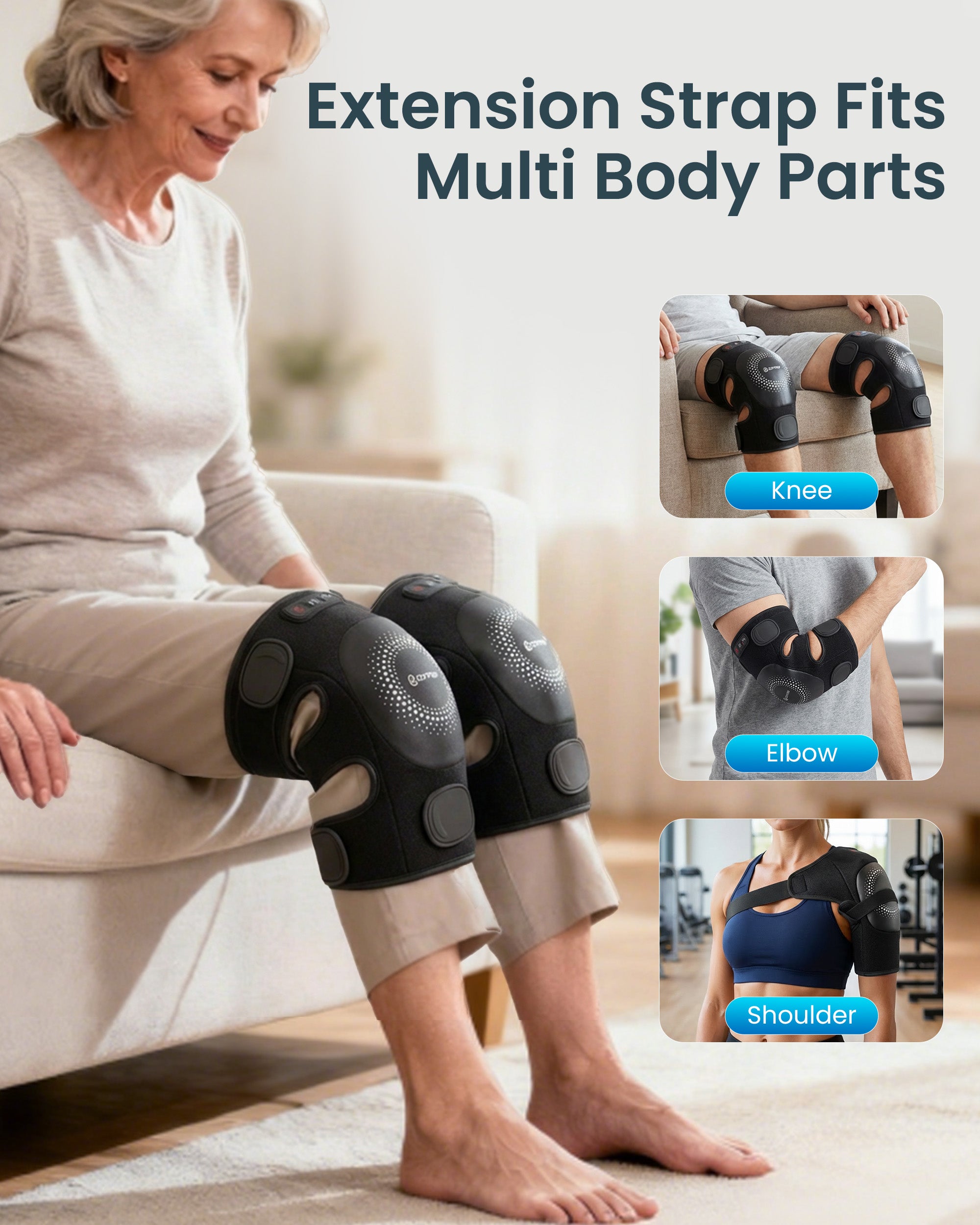 comfier-5512-cordless-knee-massager-with-heat-and-vibration image 5