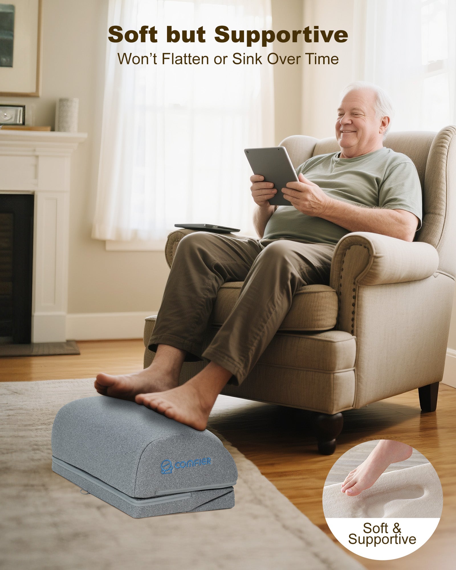 comfier-5420-foot-rest-under-desk-ergonomic-heated-footrest-with-adjustable-heig image 7