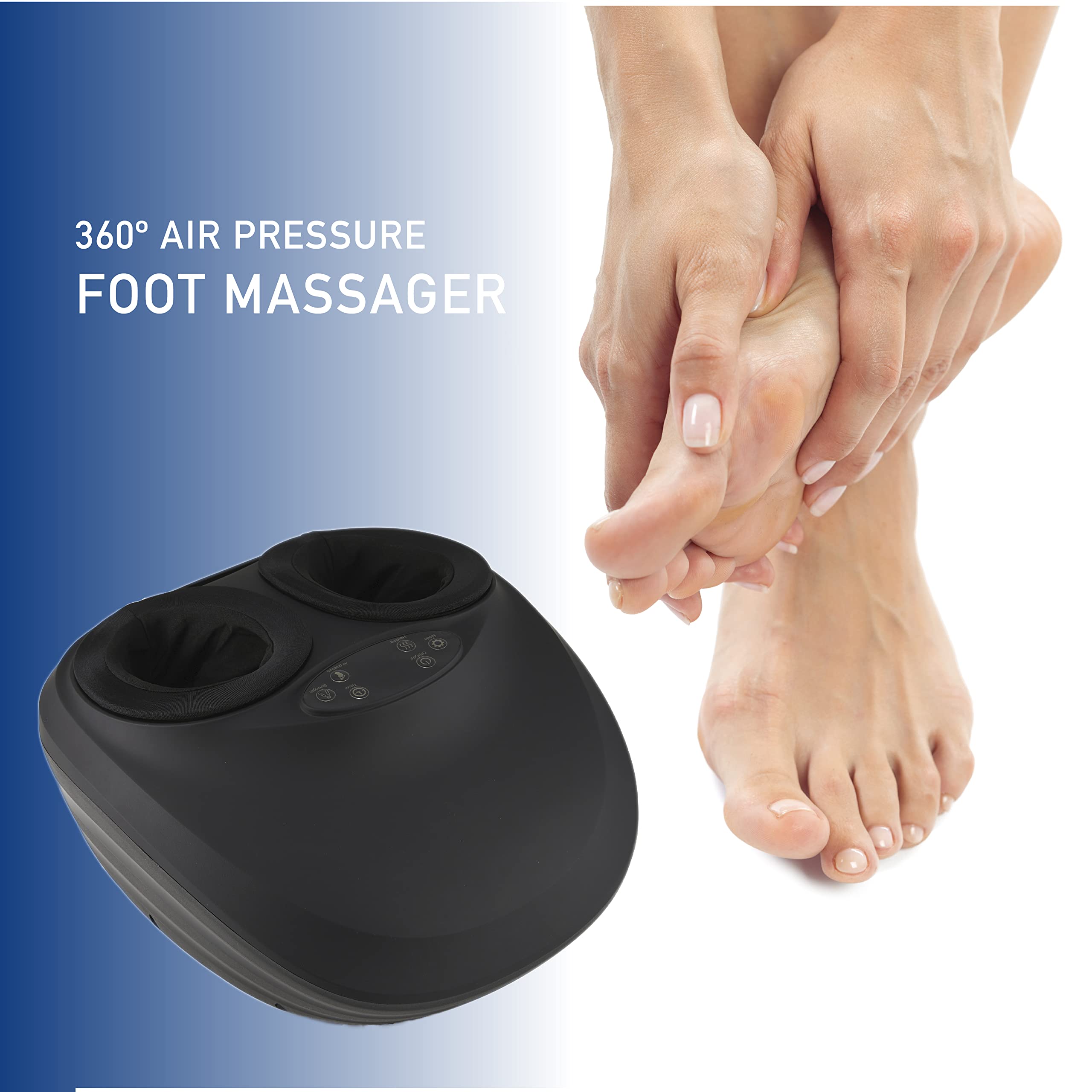brookstone-shiatsu-foot-massager-with-heat-air-compression-5-modes-adjustable-in image 6