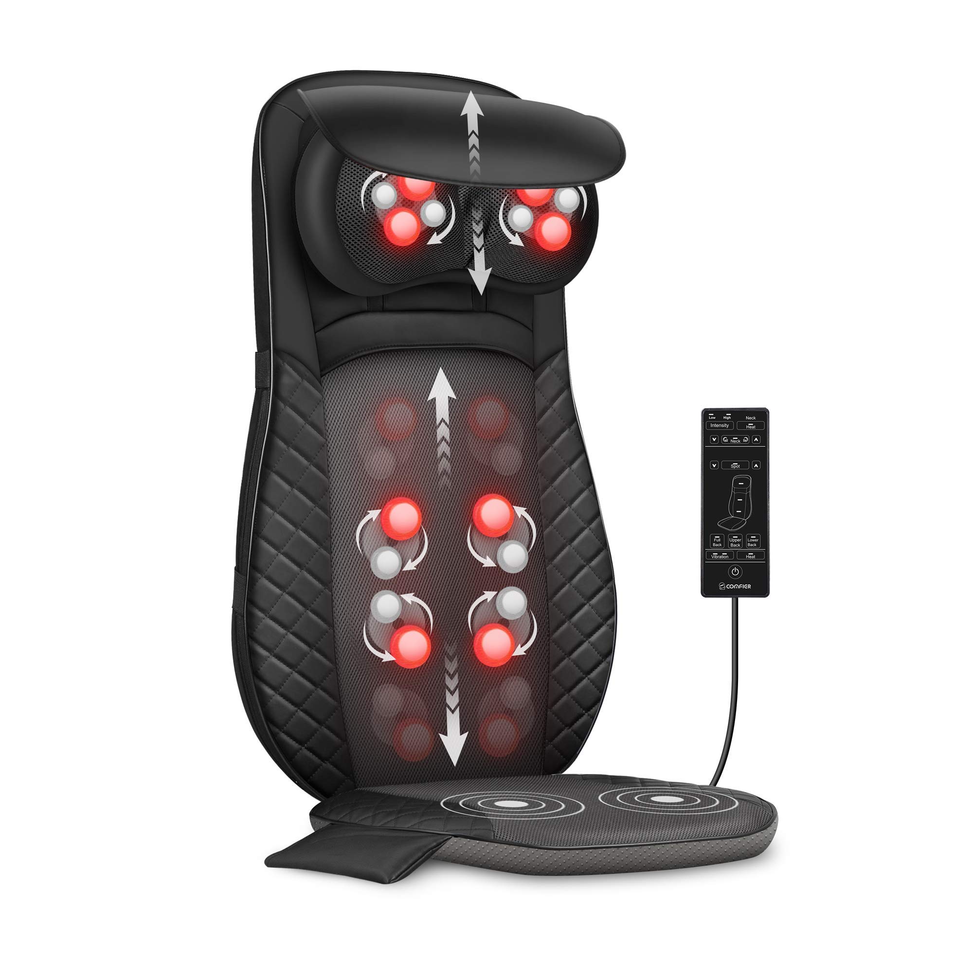 comfier-shiatsu-neck-back-massager-with-heat-and-head-massager-bundle-full-body- image 2