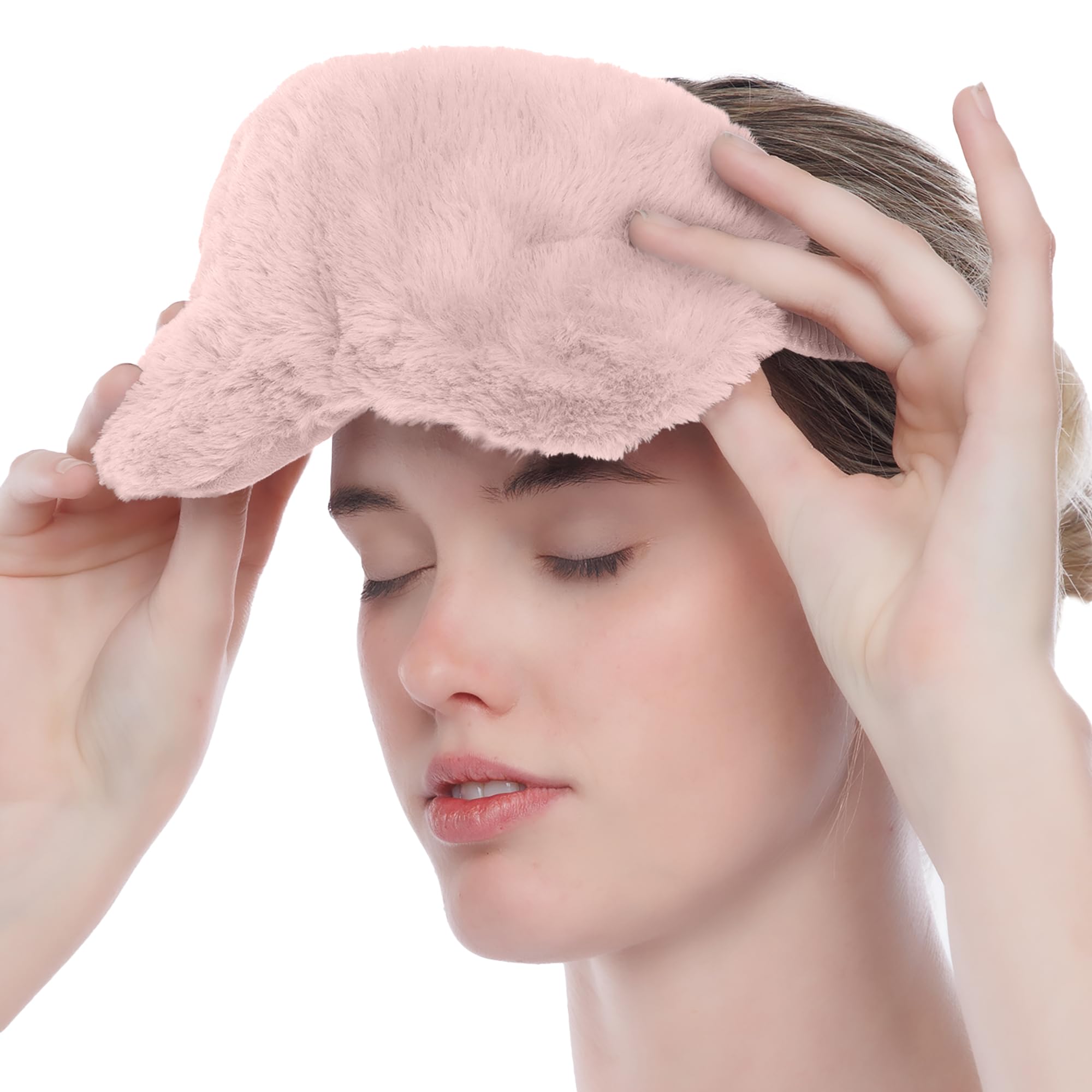 brookstone-eye-mask-for-hot-cold-therapy-lavender-infused-weighted-sleeping-mask image 6