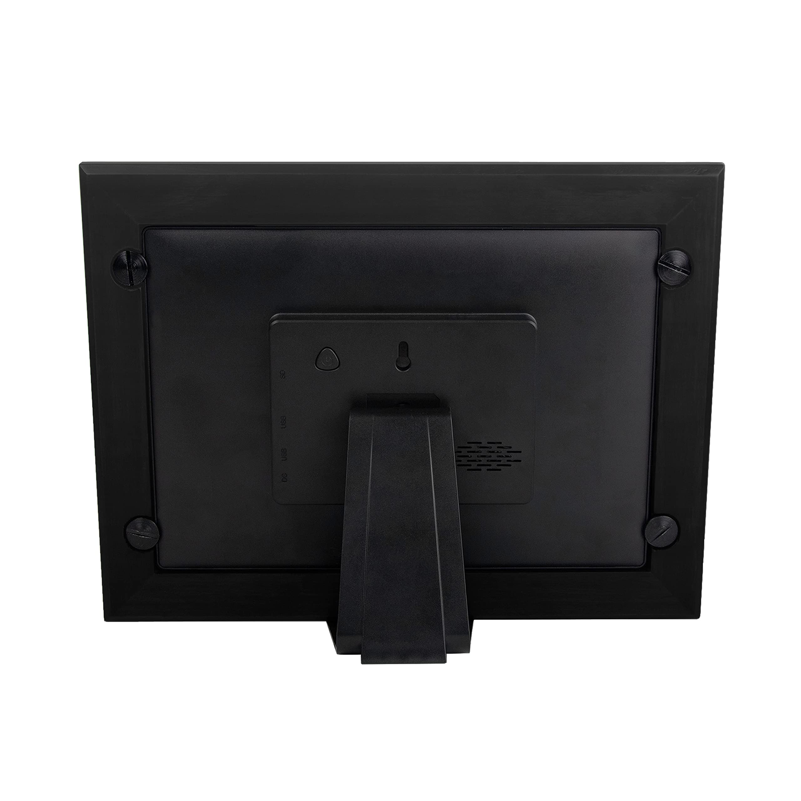 brookstone-photoshare-8-wifi-digital-photo-frame-black-wood-end-to-end-encryptio image 6