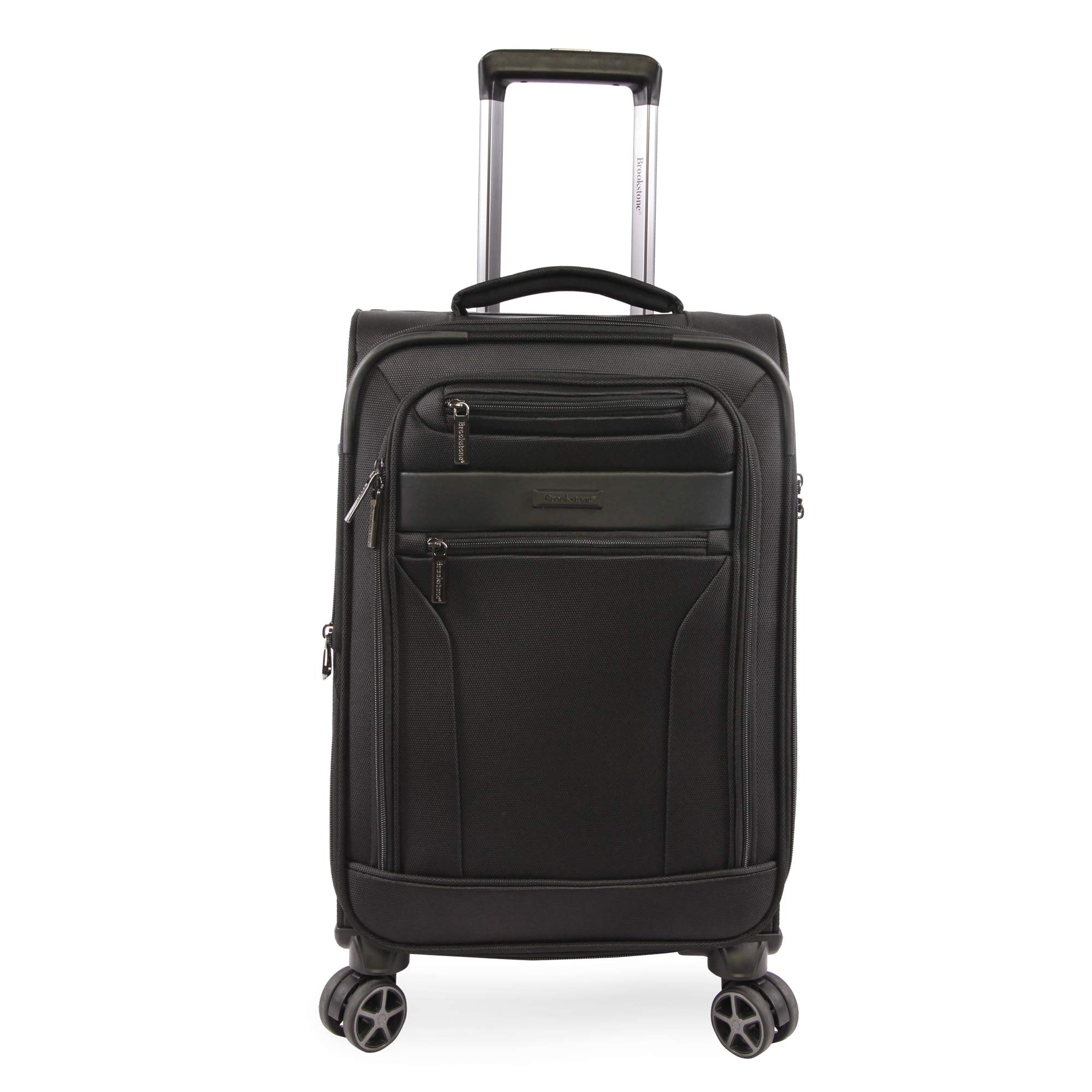 brookstone-harbor-21-spinner-suitcase-carry-on-usb-port-tsa-lock-expandable image 1