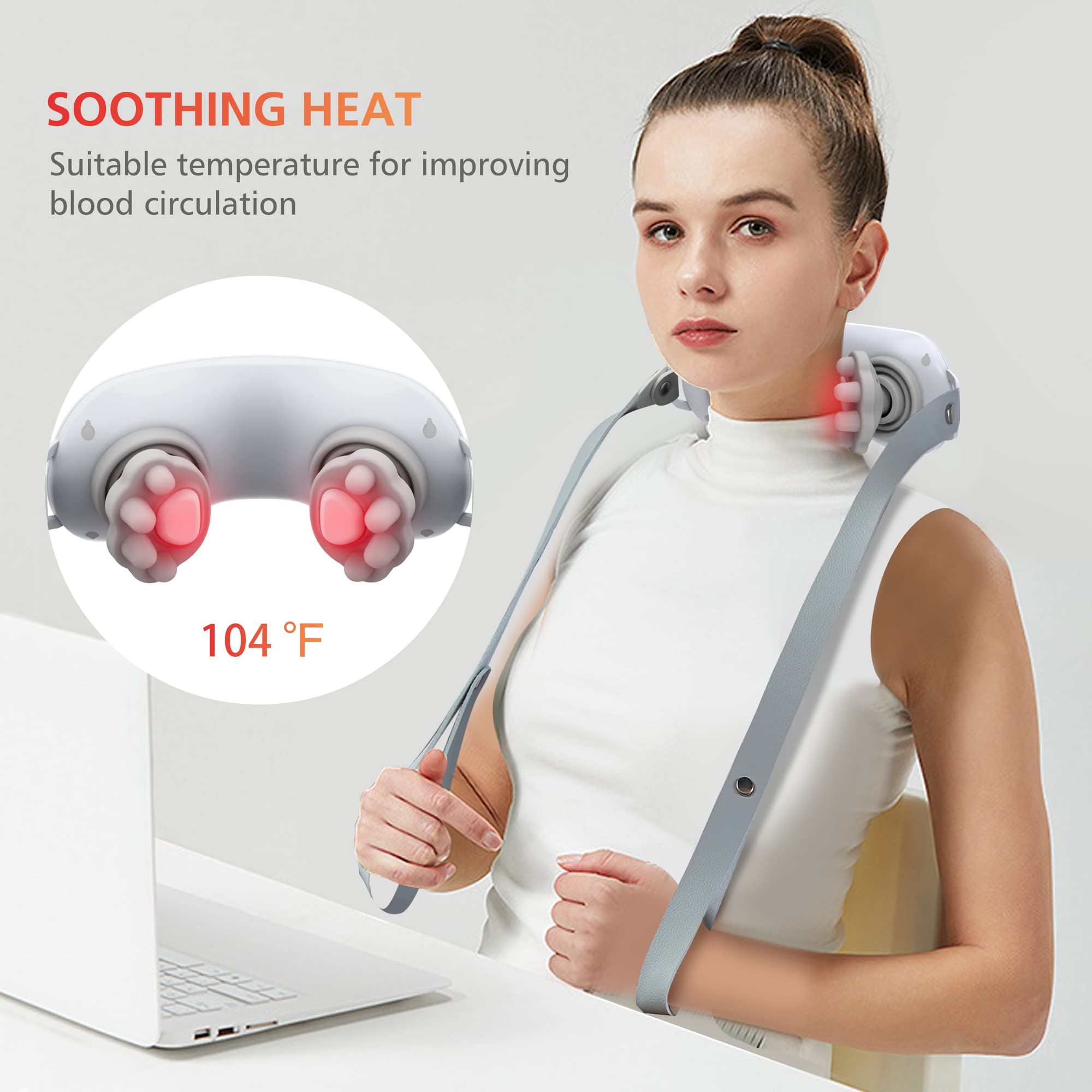 comfier-shiatsu-neck-massager-with-heat-portable-cordless-back-massage-pillow-re image 3