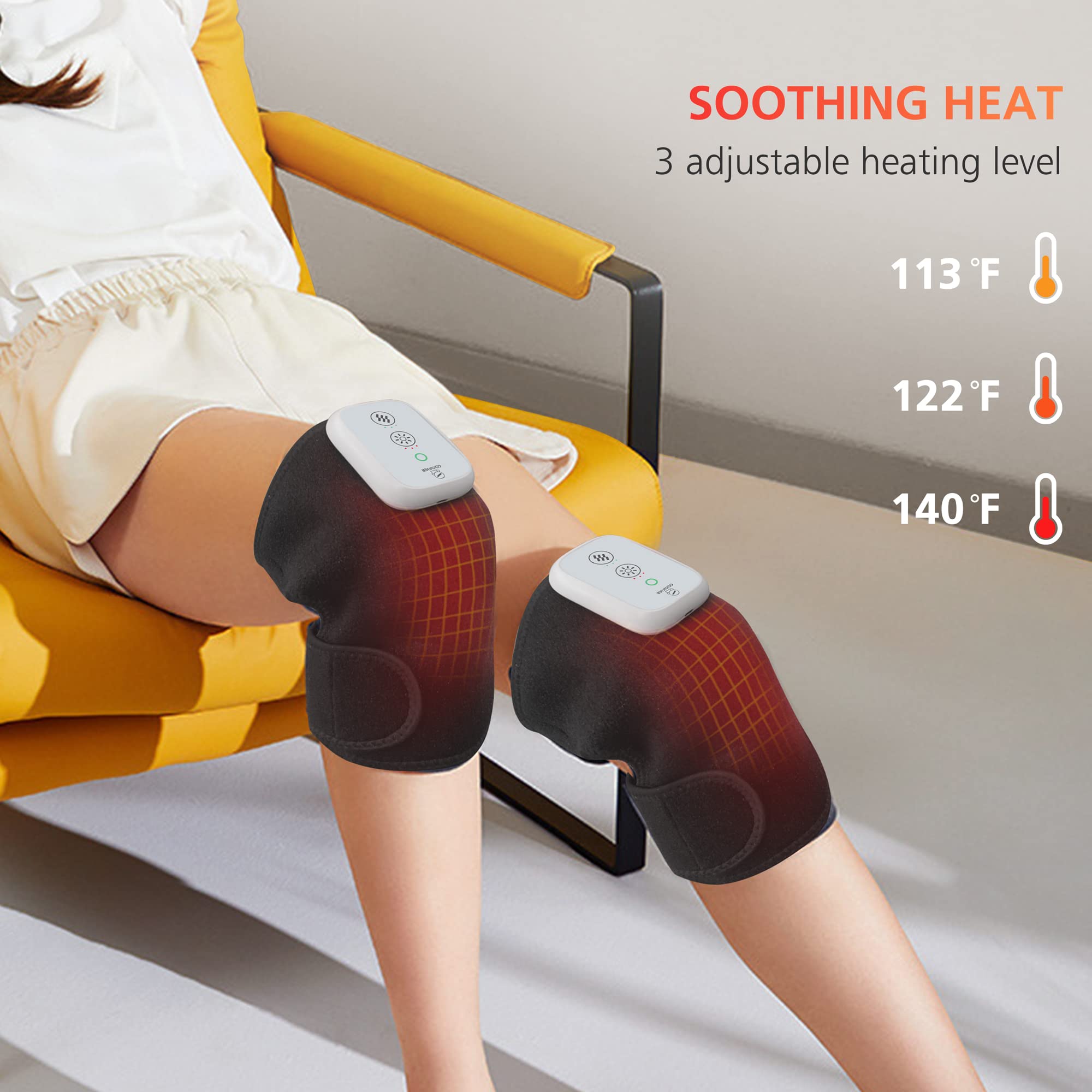 comfier-cordless-knee-massager-with-heat-and-vibration-2-in-1-knee-shoulder-heat image 2