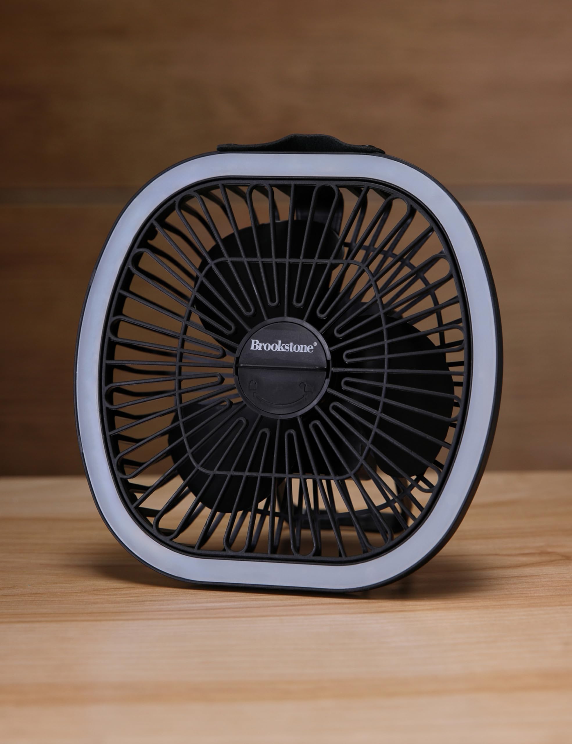 brookstone-rechargeable-aroma-fan-mini-portable-fan-with-aromatherapy-diffuser-a image 4