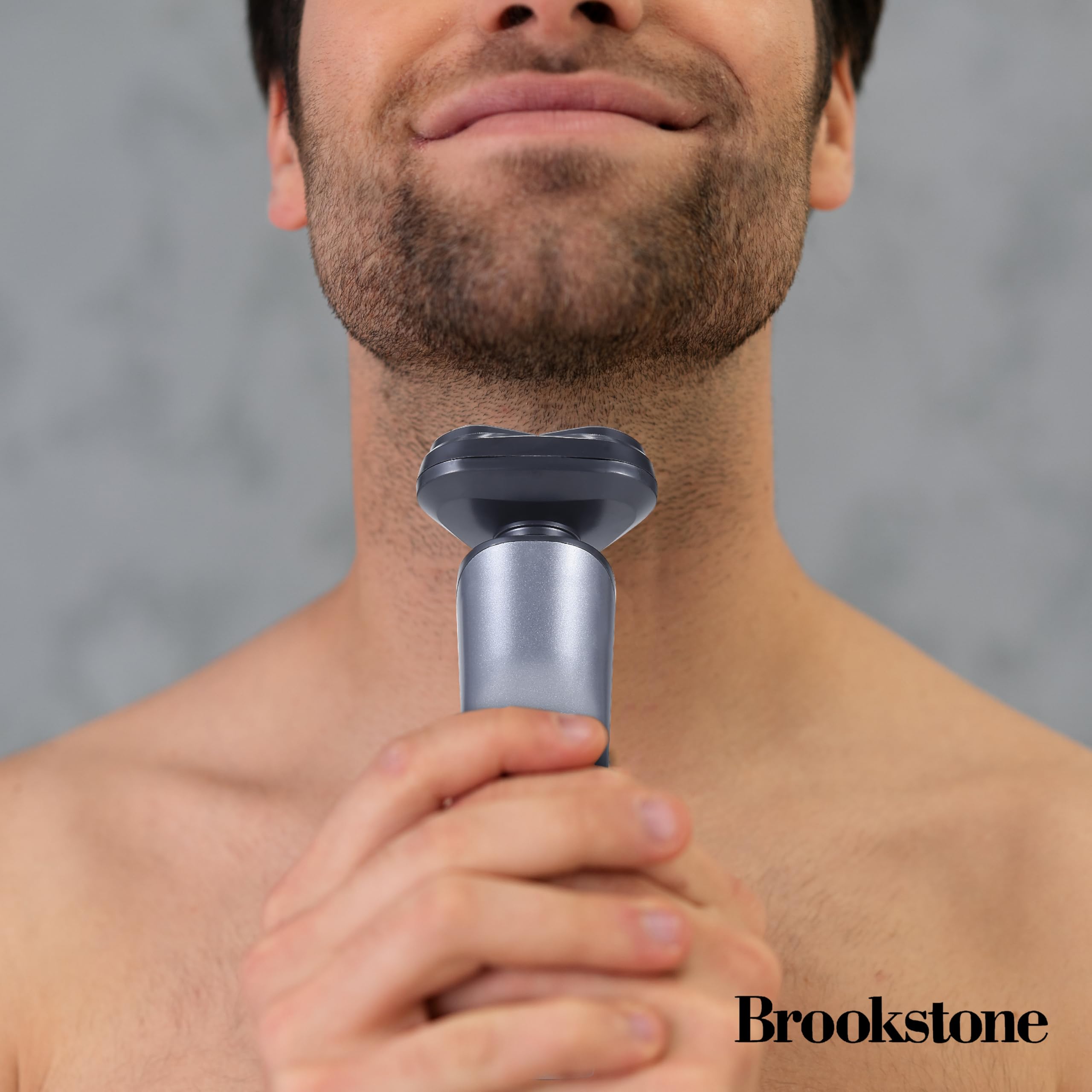 brookstone-3-head-rotary-shaver-precision-shave-cutting-edge-design-professional image 6