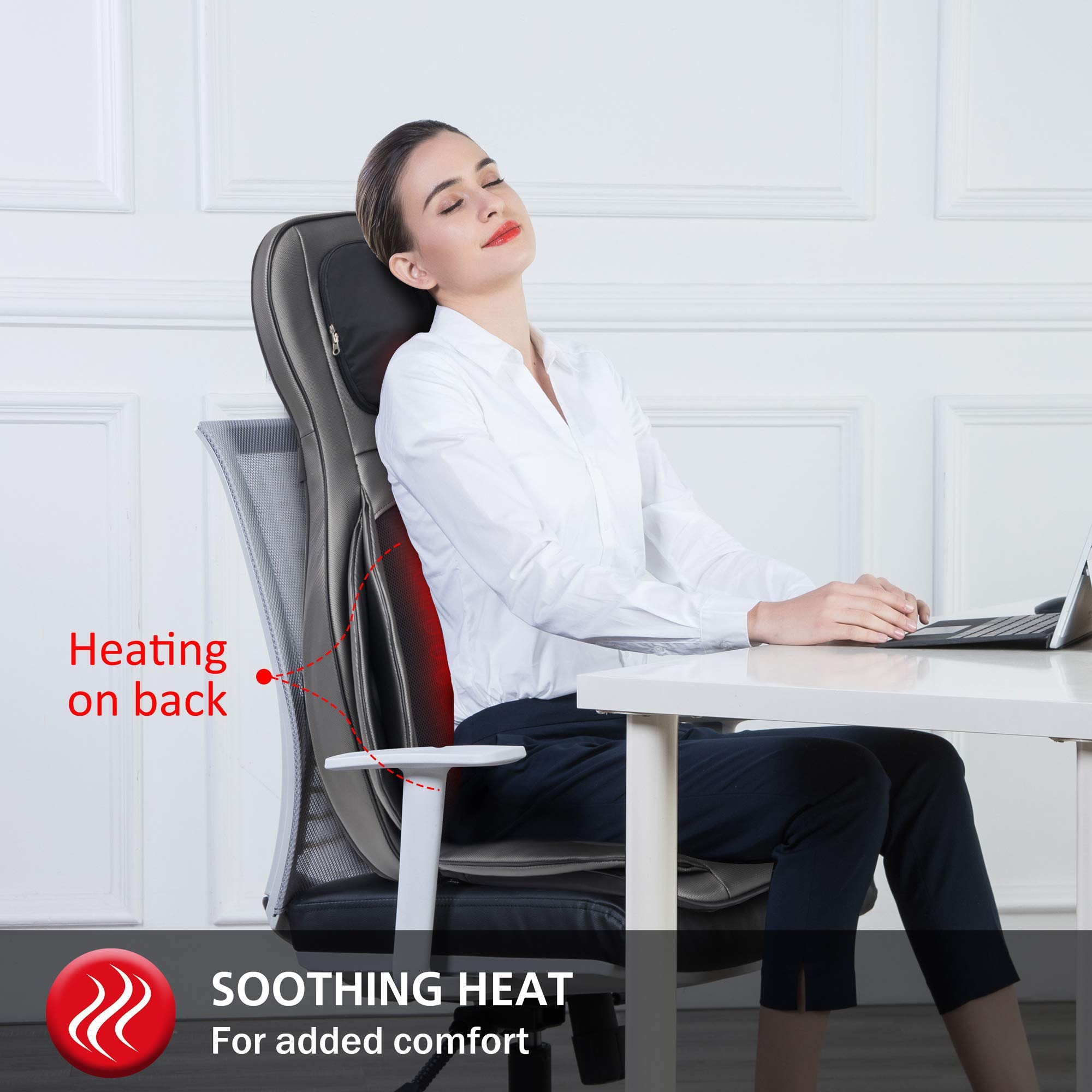 comfier-shiatsu-neck-back-massager-with-heat-and-adjustable-compression-2d-3d-kn image 3