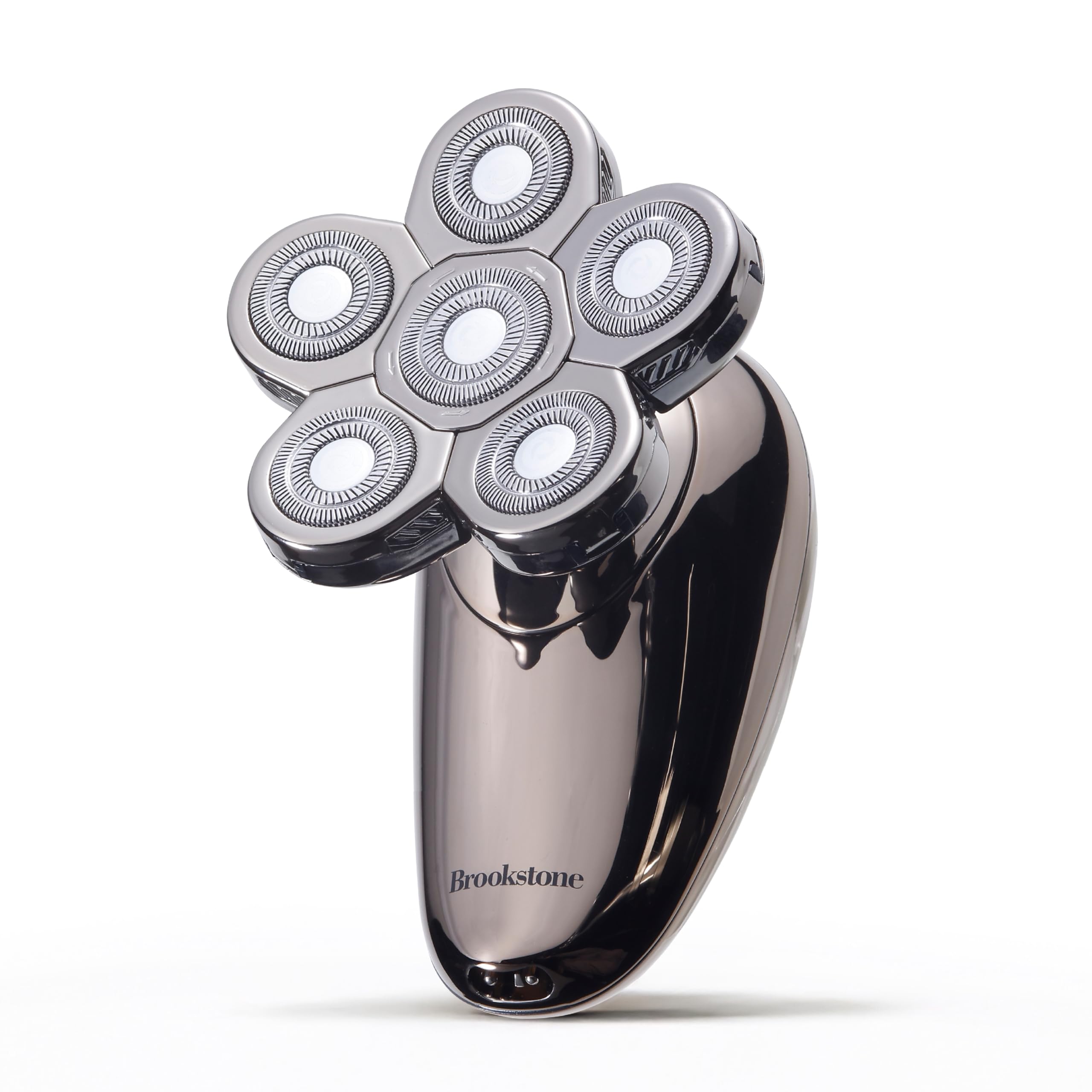 brookstone-6-head-flex-shaver-close-shave-with-pivoting-heads-rechargeable-batte image 1