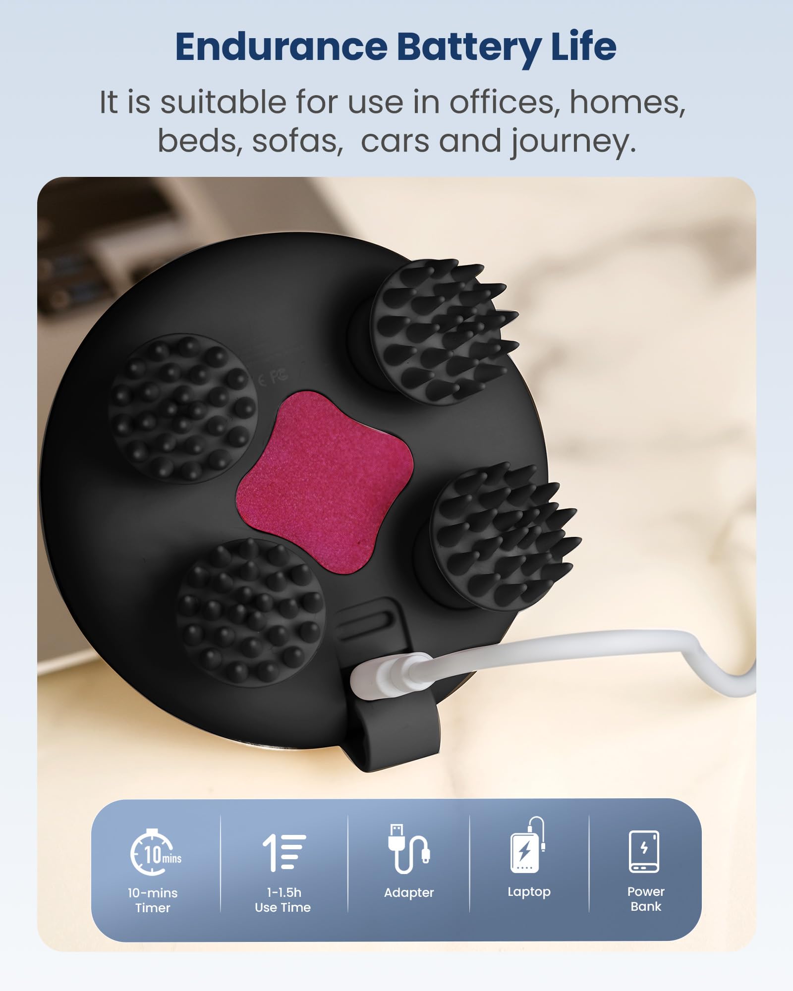 comfier-cordless-head-massager-with-3-kneading-modes-ipx7-waterproof-8-silicone- image 5