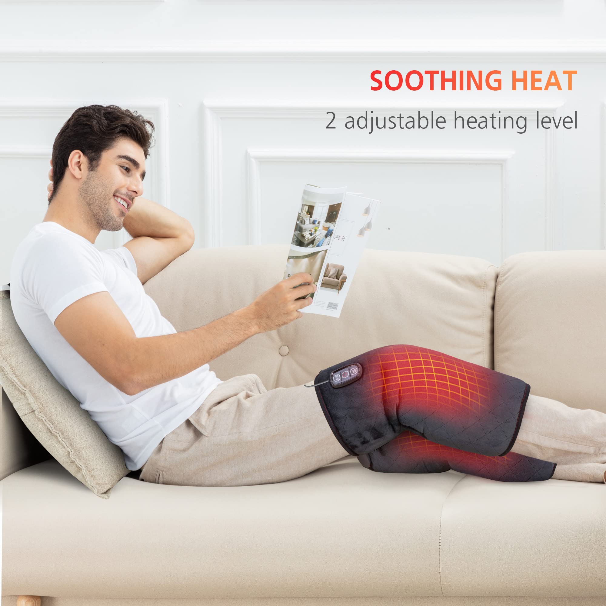 comfier-small-knee-massager-with-heat-and-vibration-for-leg-pain-relief image 2