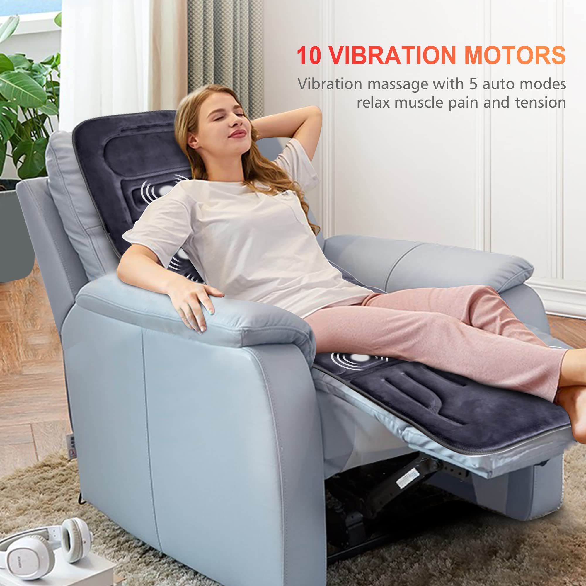 comfier-massage-mat-full-body-with-heat-10-vibration-motors-5-modes-3-intensitie image 3