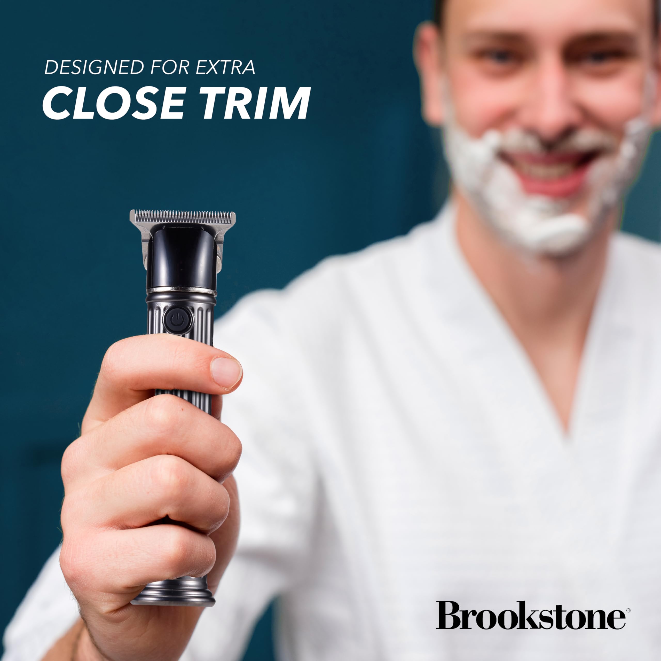brookstone-rechargeable-hair-clipper-kit-cordless-professional-trimmer-set-with- image 6