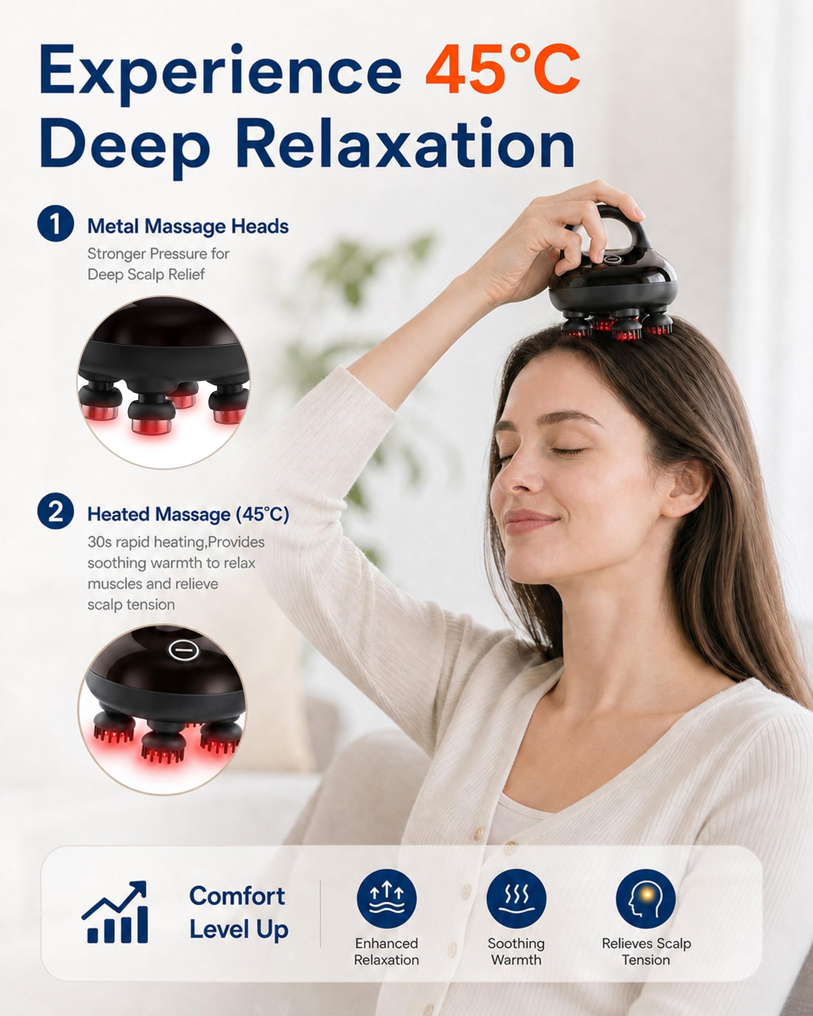 comfier-2026-upgraded-heated-scalp-massager-with-red-light-wireless-rechargeable image 3